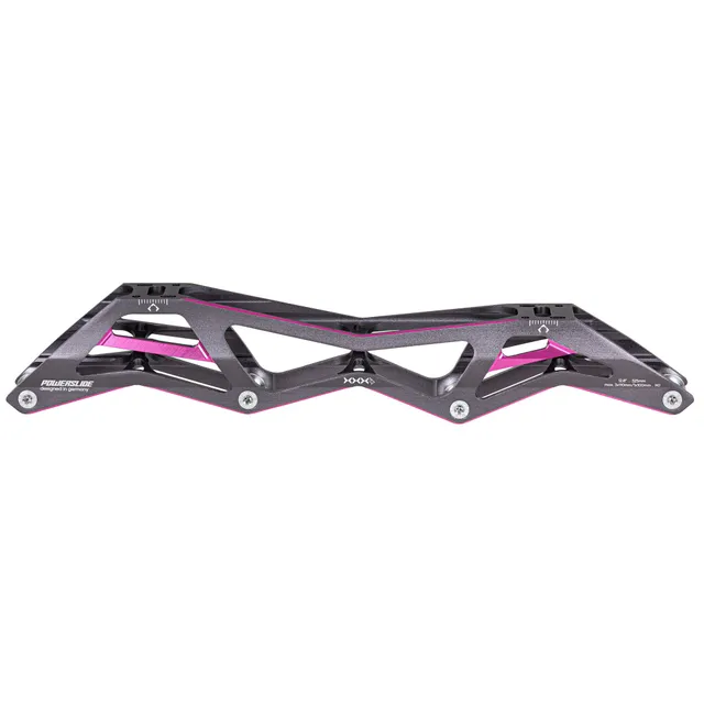 powerslide-3x4-110-100-titanium-pink-inline-race-frame-195-mm image 1