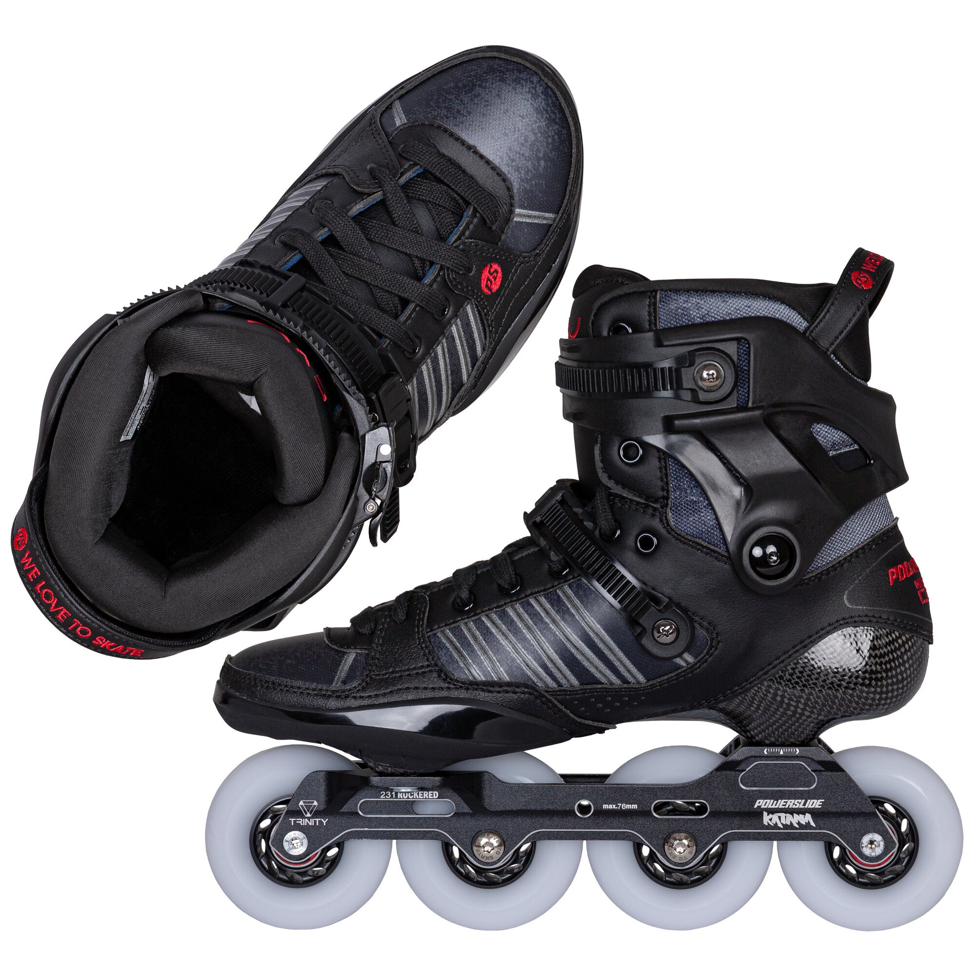 powerslide-hc-evo-pro-urban-freestyle-inline-skates-carbon image 4