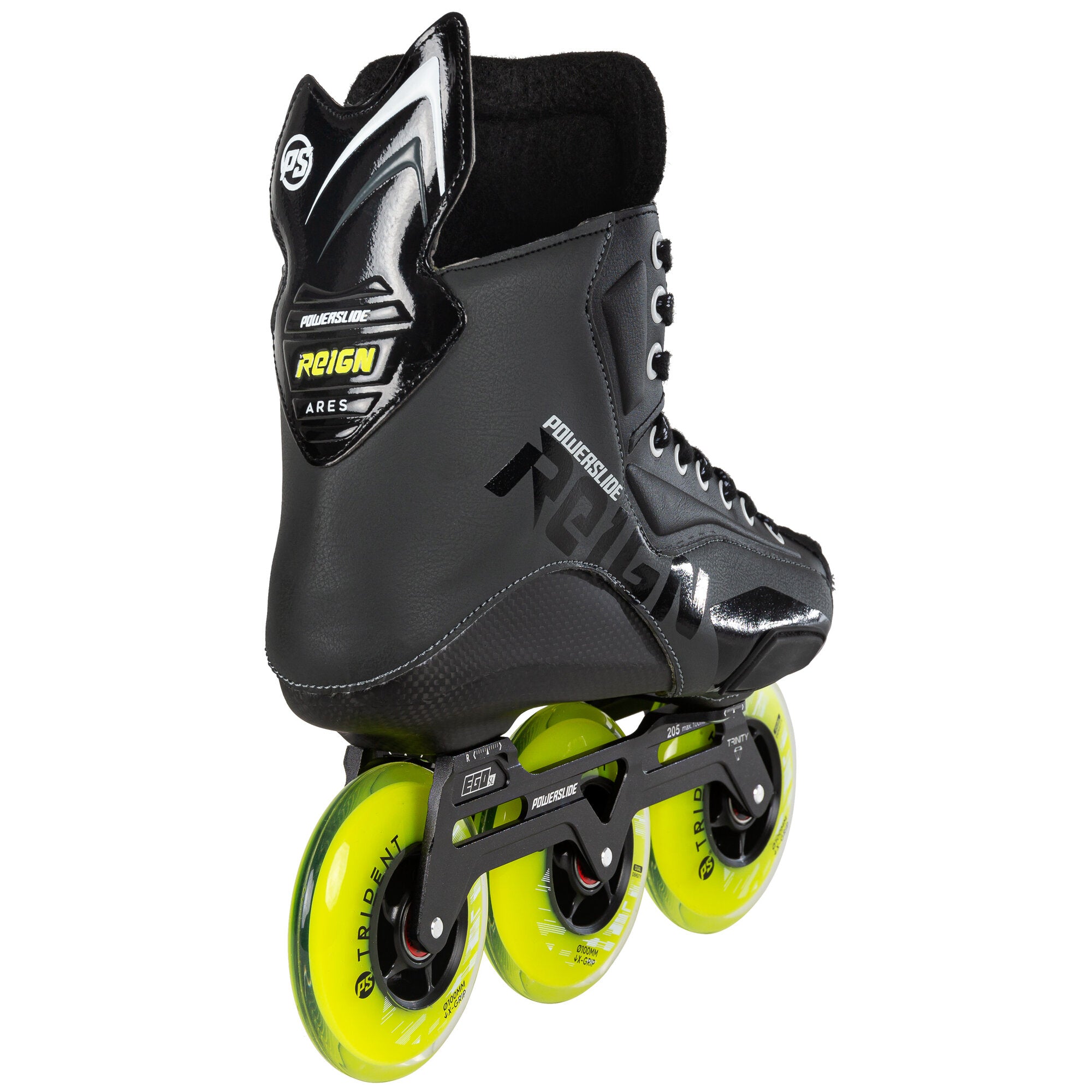 powerslide-reign-ares-100-inline-hockey-skate-3-rollen-schwarz image 3