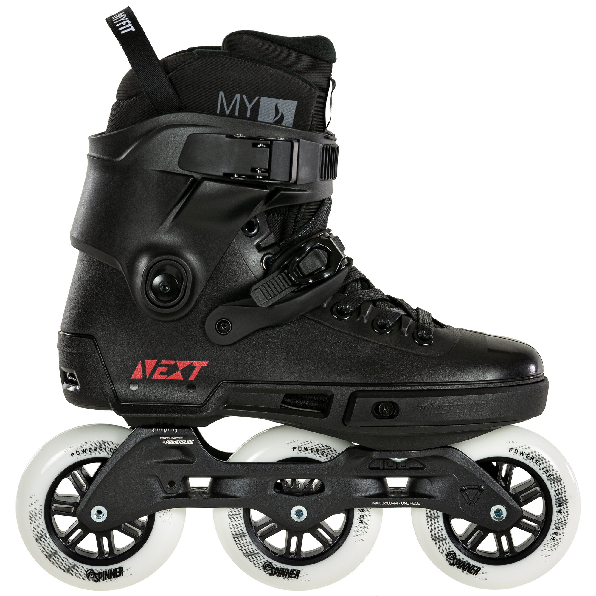 powerslide-next-core-black-100-urban-freeride-inline-skates image 1
