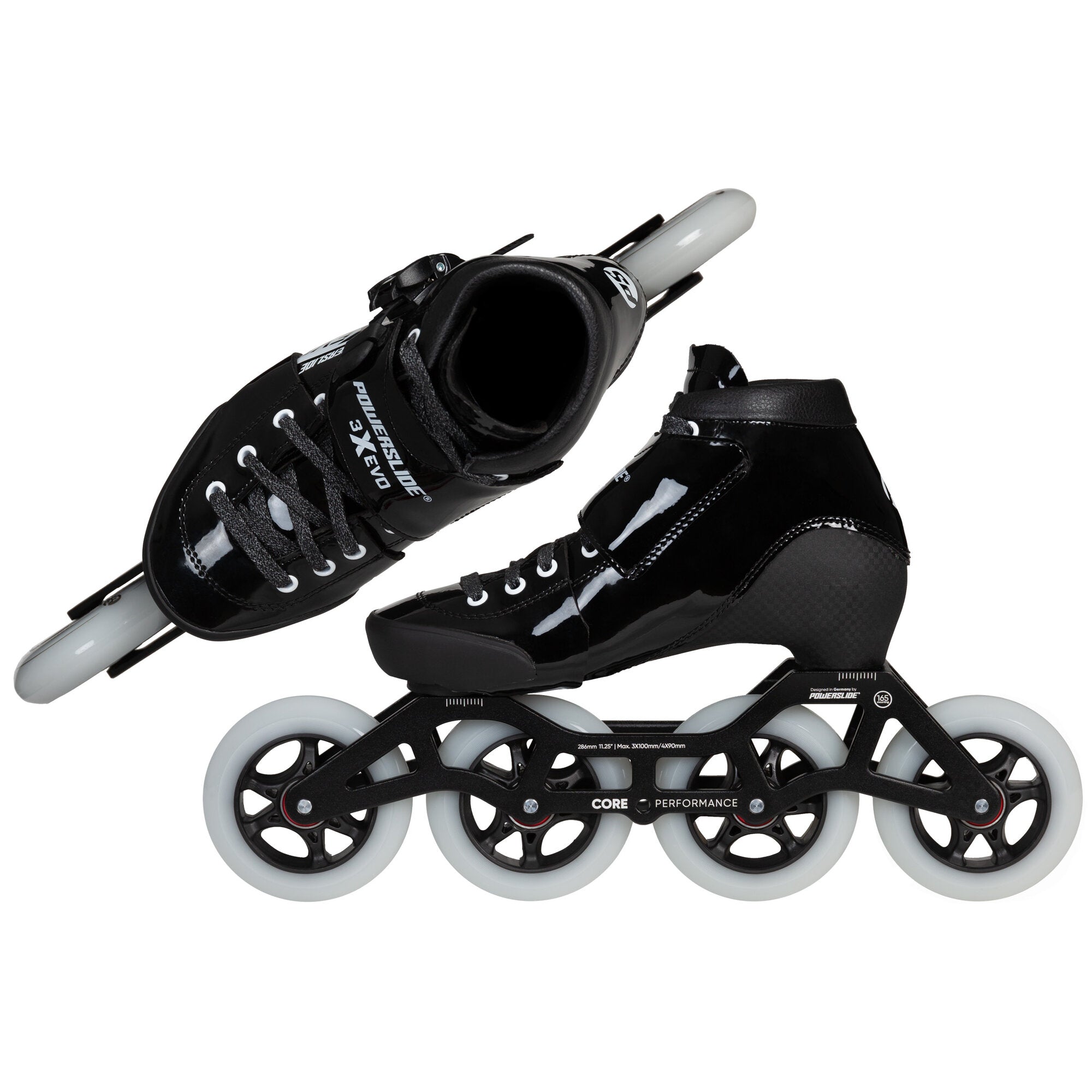 powerslide-3x-adj-evo-black-white-kinder-inline-speedskates-gr-enverstellbar image 7