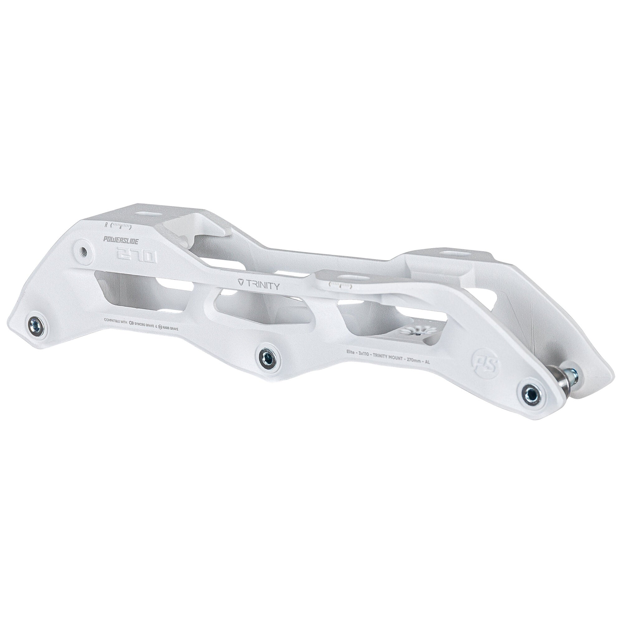 powerslide-elite-cast-syncro-al-270-3x110-schiene-white-tri image 2