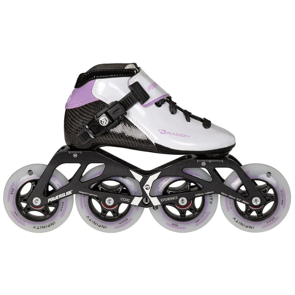 powerslide-dragon-white-84-kinder-speed-inline-skates image 1