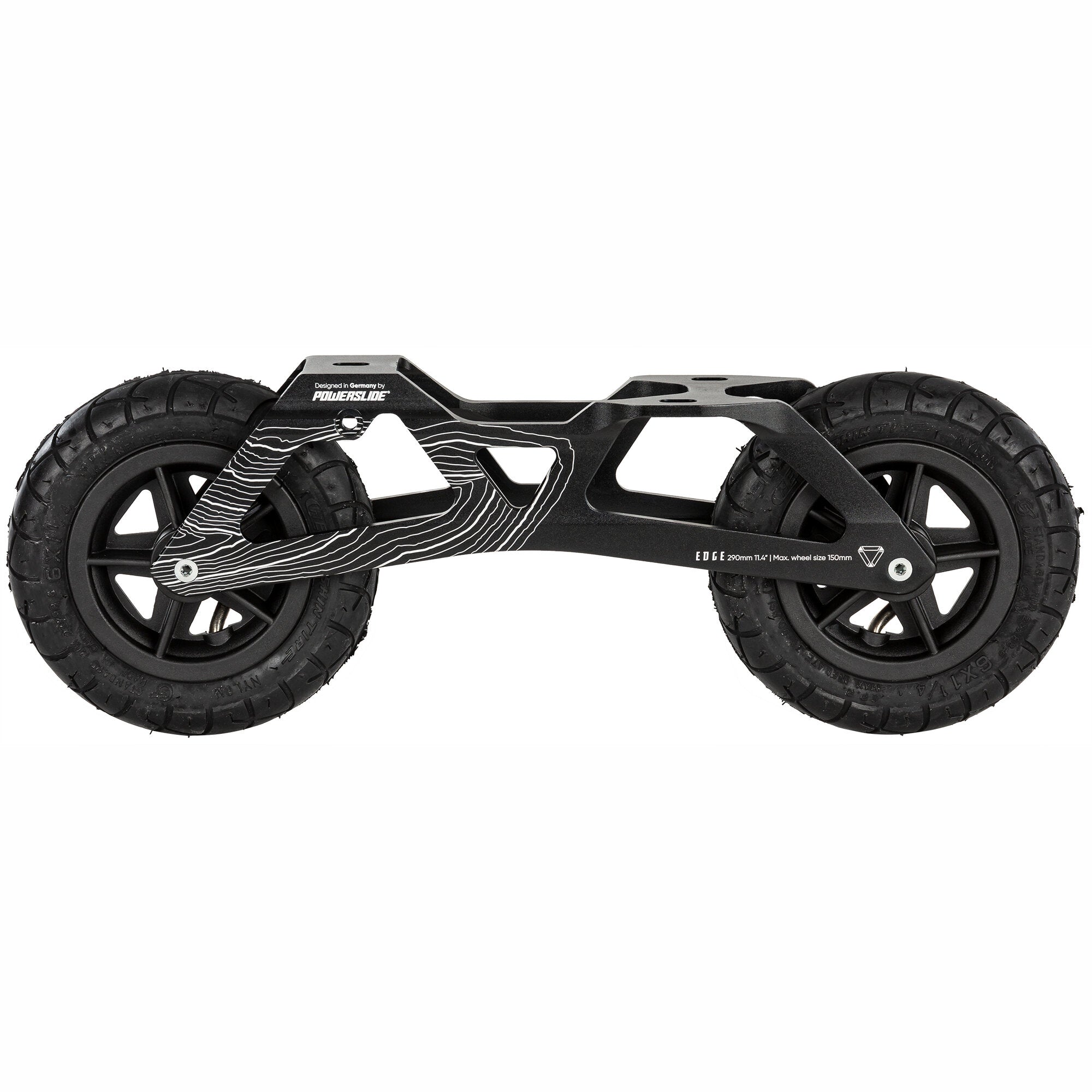 powerslide-edge-150-tri-offroad-inline-frameset-2-rollen-leicht-schwarz image 1