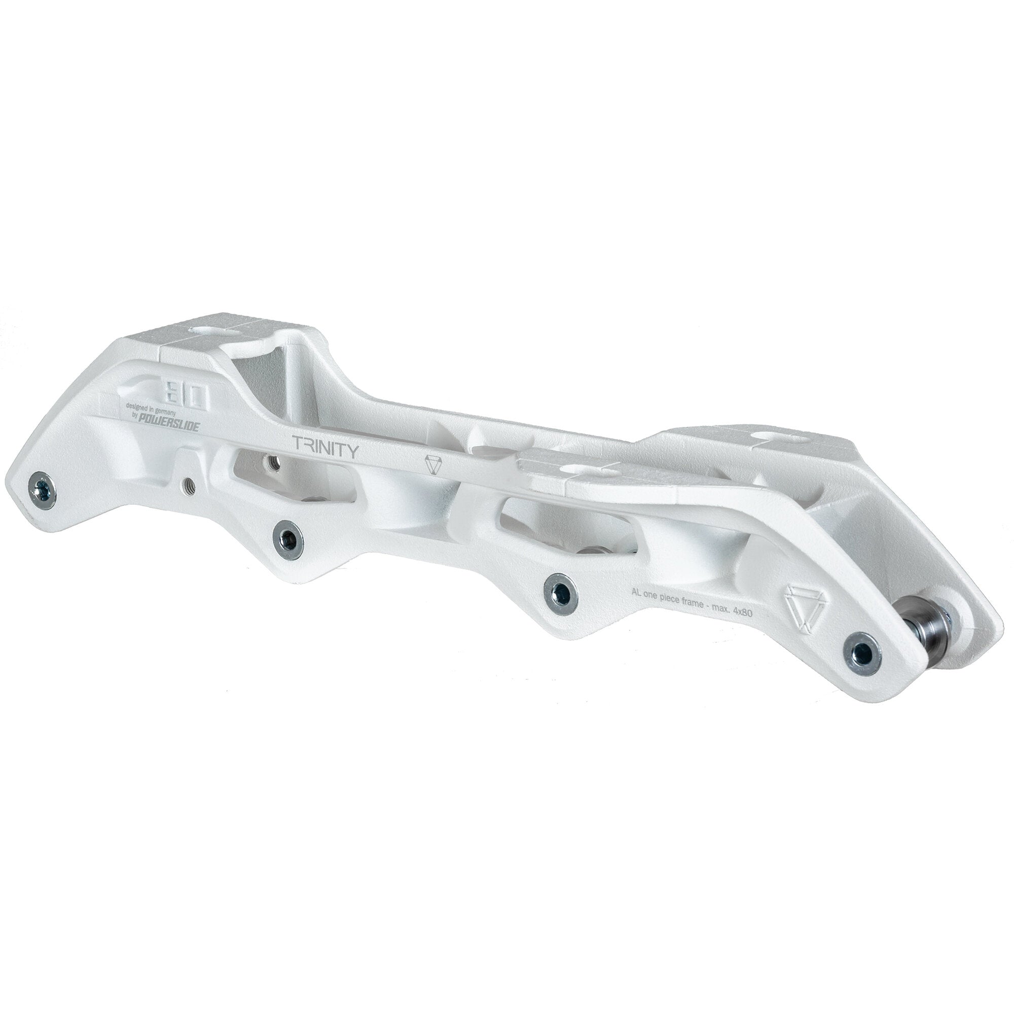 powerslide-elite-cast-al-243-4x80-white-tri-inline-schiene image 2