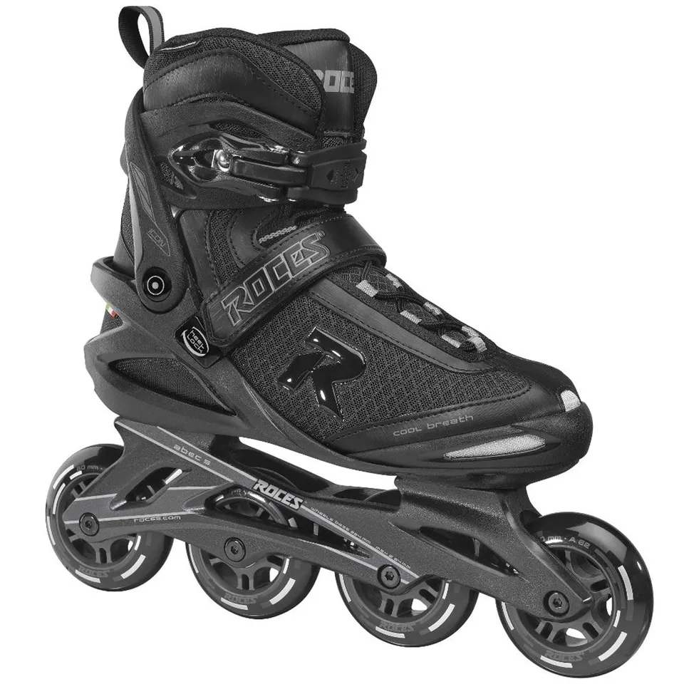 roces-icon-herren-inlineskates-schwarz-charcoal-4x80mm-abec-5-cool-breath-system image 1