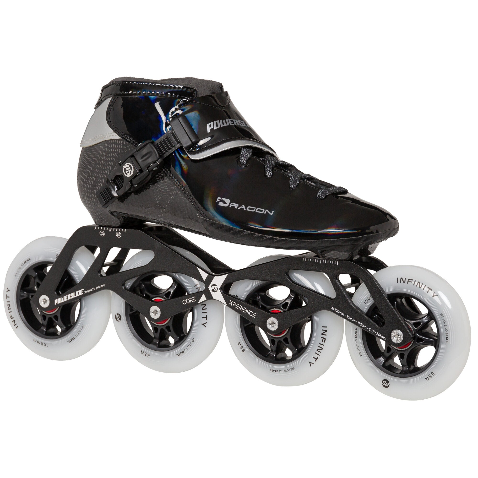 powerslide-dragon-black-100-kids-speedskate-schwarz image 2