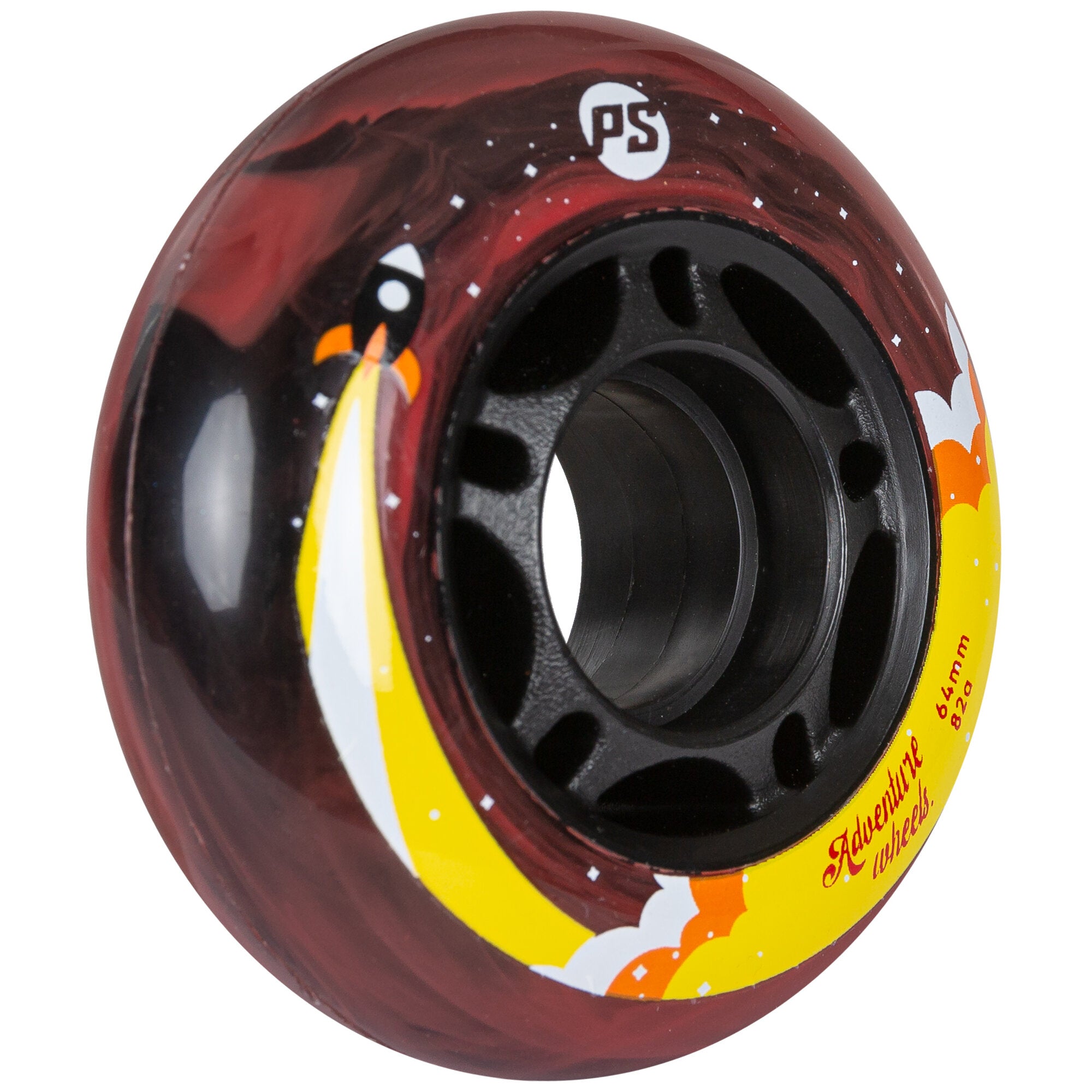 powerslide-adventure-64-82a-4er-rollen-set-orange image 2