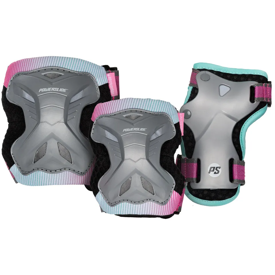 powerslide-kids-pro-girls-set-sch-tzer-grau-pink image 1