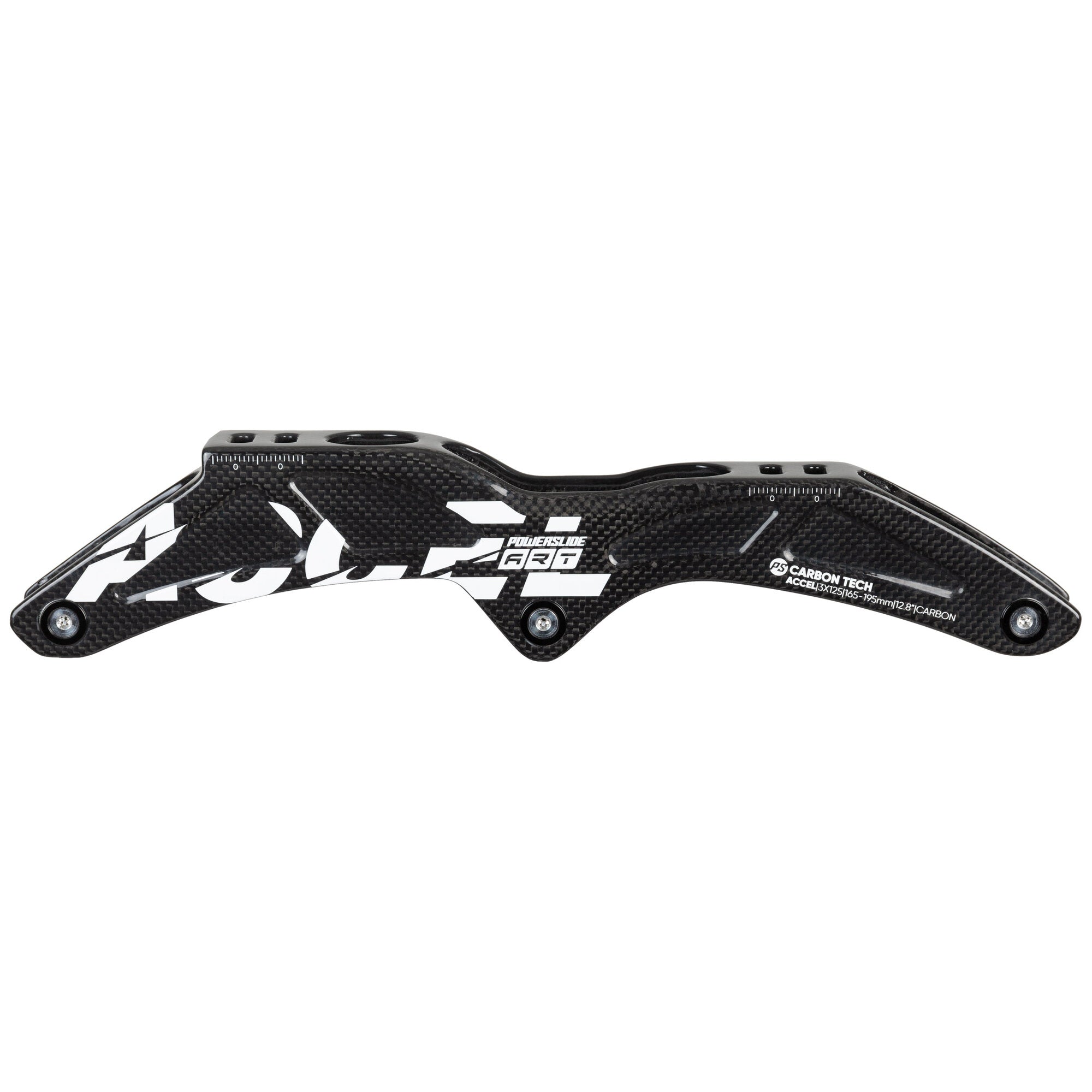 powerslide-accel-carbon-12-8-3x125-inline-racing-frame-195mm-black image 1