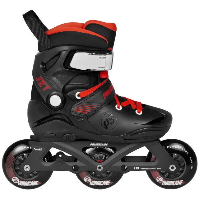 powerslide-jet-pro-black-adj-kinder-inlineskates image 1