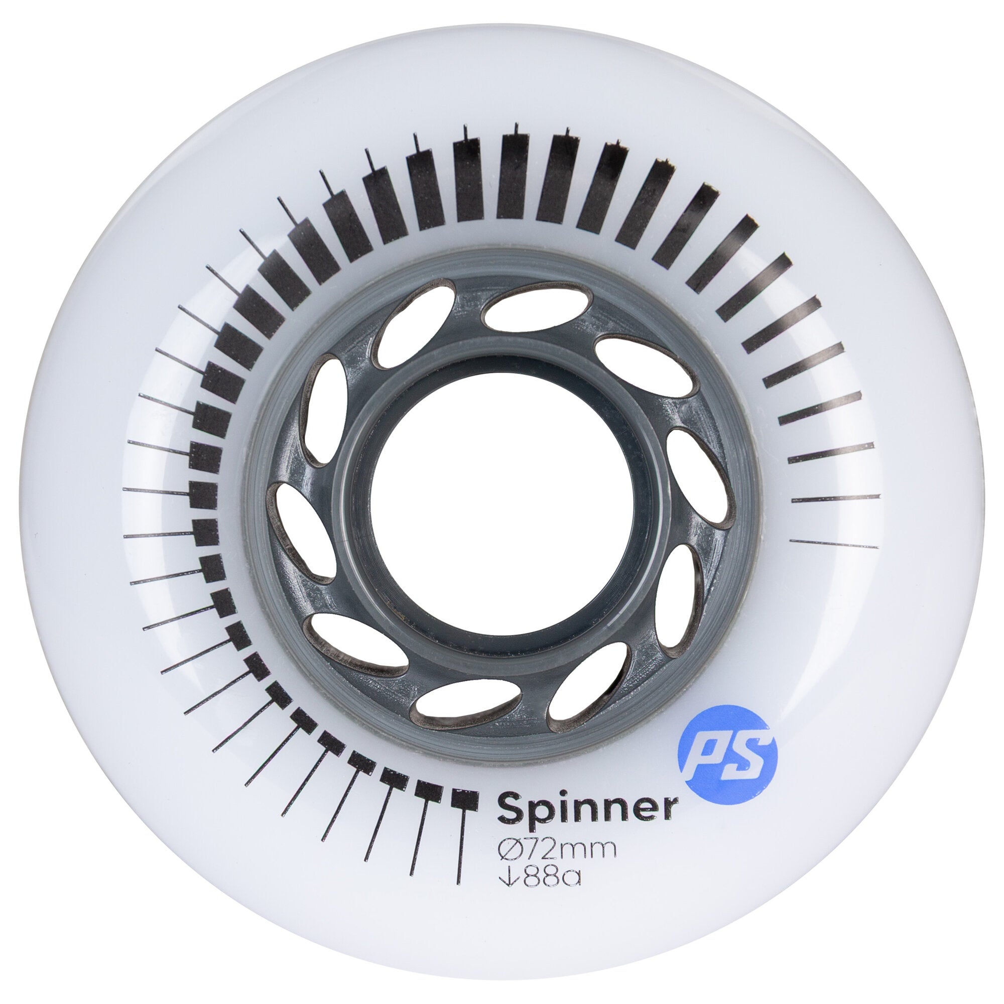 powerslide-spinner-72-mm-88a-urban-rollen-white-4er-pack image 1