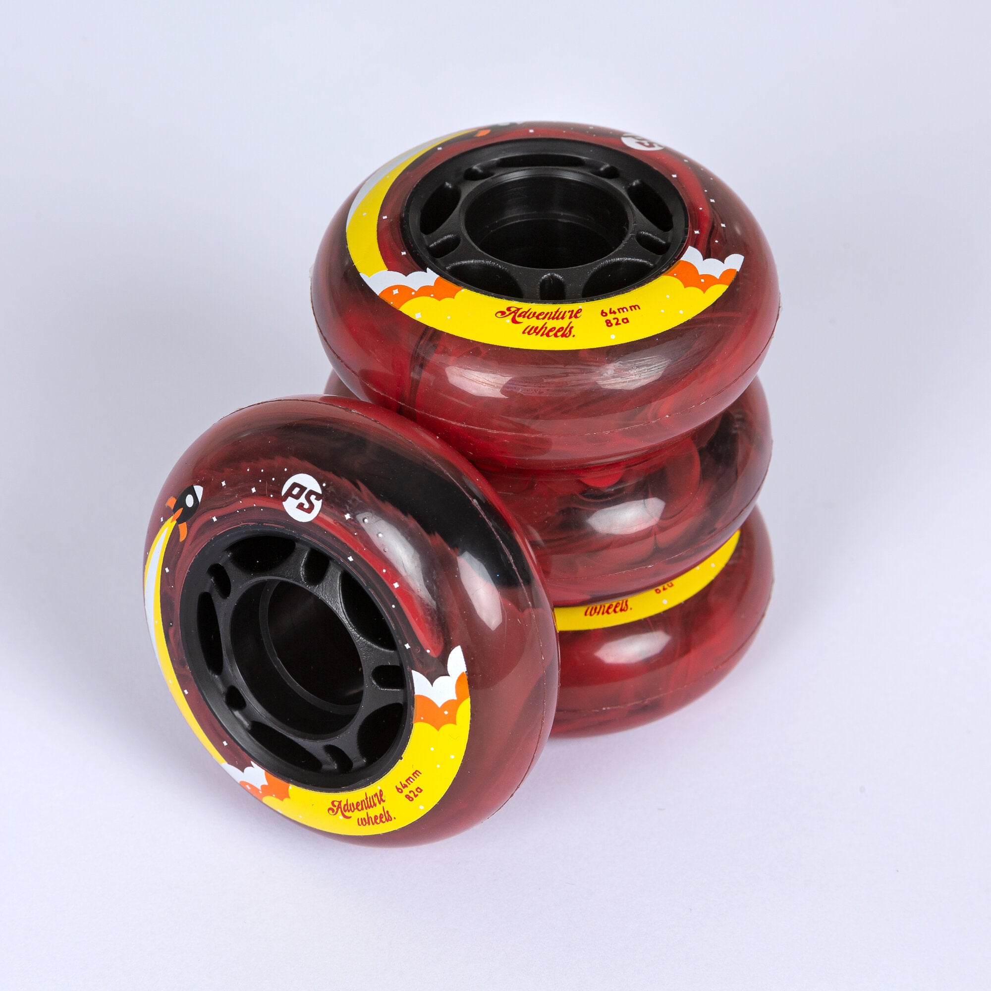 powerslide-adventure-64-82a-4er-rollen-set-orange image 5