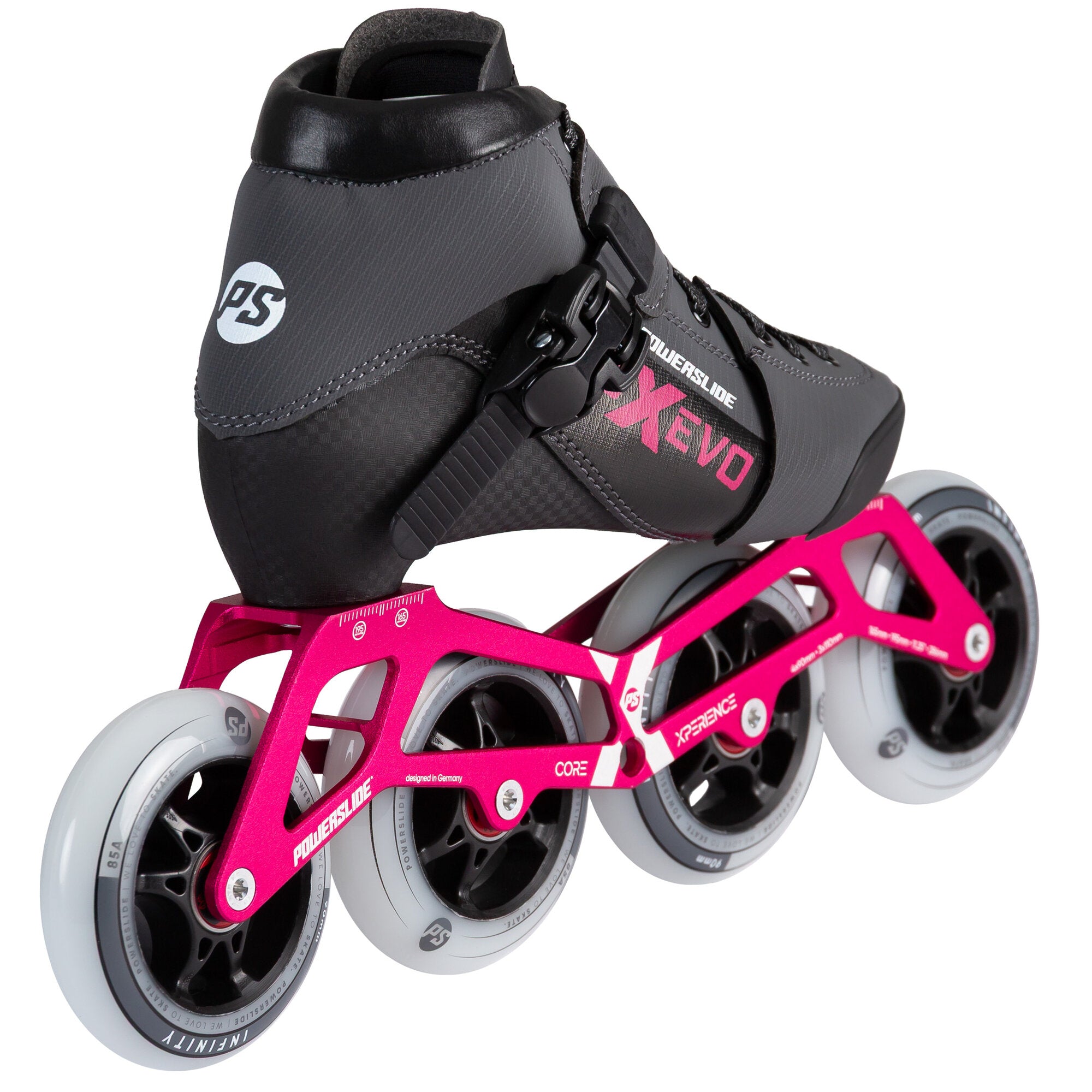 powerslide-triple-x-evo-hot-pink-adj-speedskate-kinder image 3