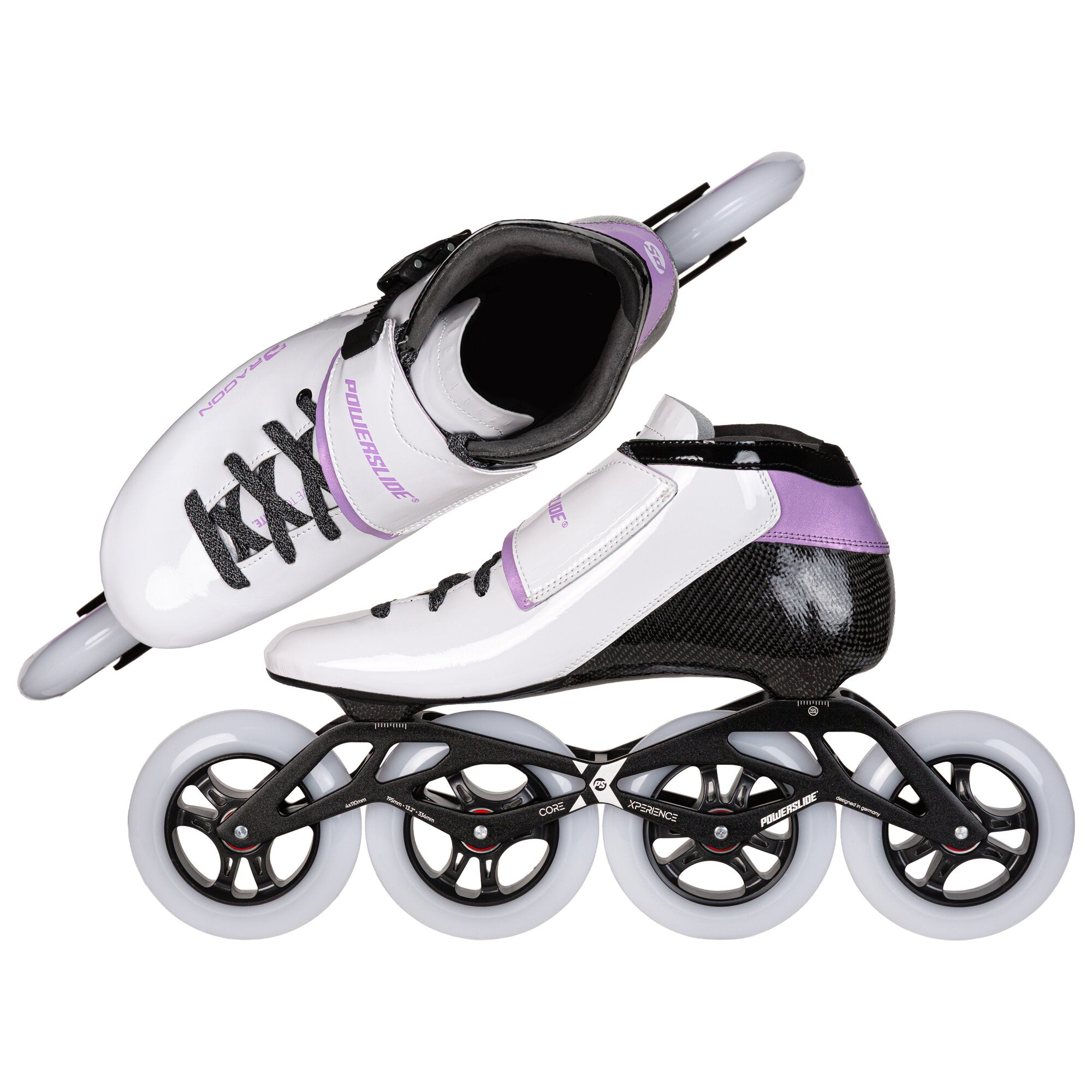 powerslide-dragon-white-110-kinder-inline-speedskate image 4