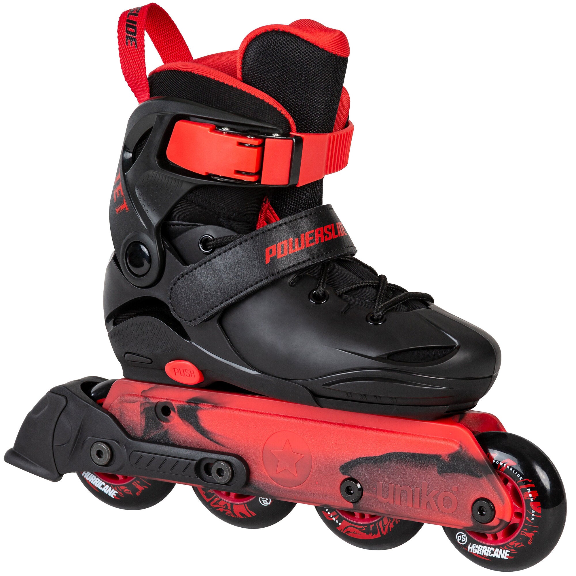 powerslide-jet-black-adj-kinder-inline-skates-schwarz-rot image 2
