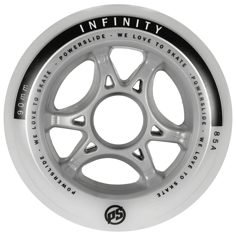 powerslide-infinity-90mm-85a-inline-rollen-4er-pack-grau image 1