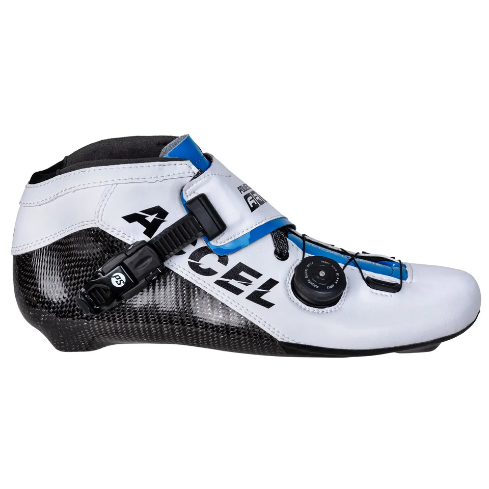 powerslide-accel-white-speedskate-boot image 1