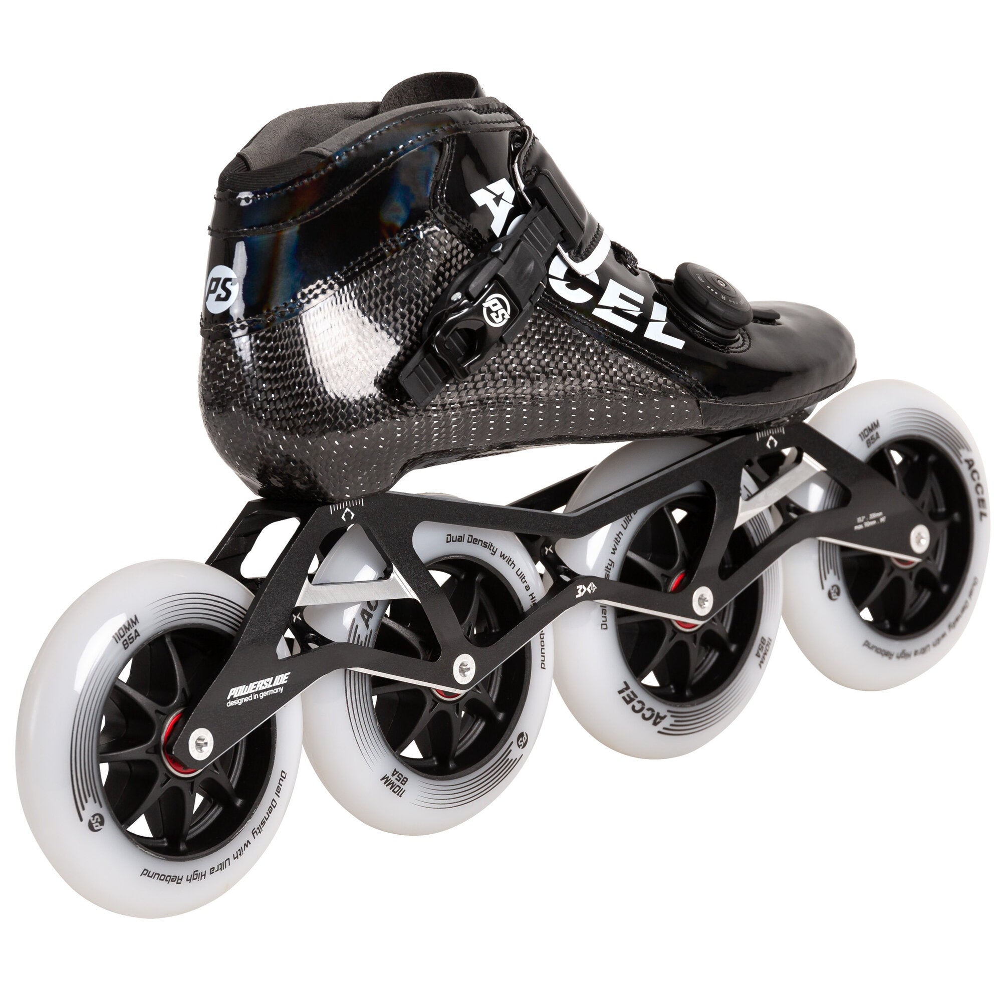 powerslide-accel-black-110-speedskate-vollcarbon image 3