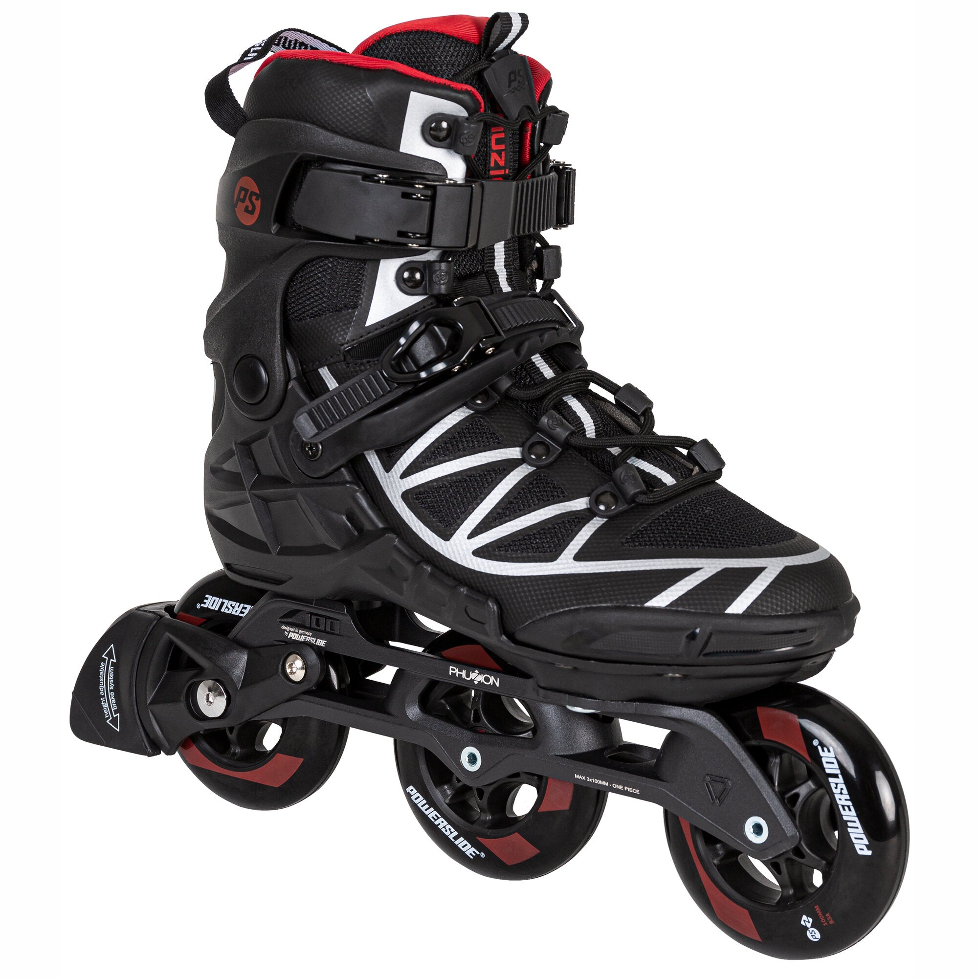 powerslide-phuzion-argon-scarlet-100-fitness-inline-skates image 2