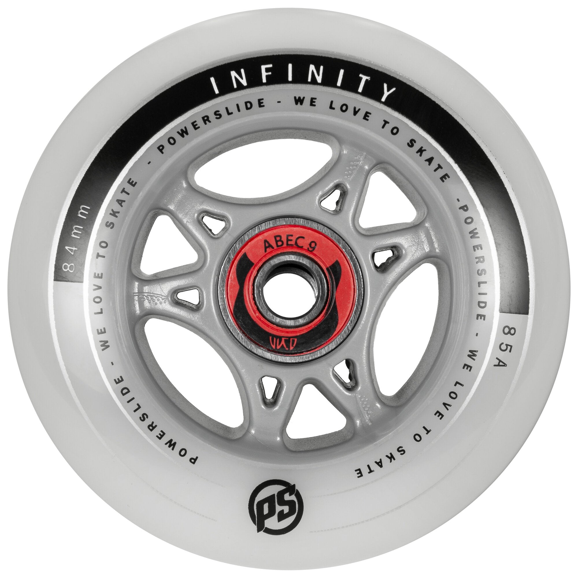 powerslide-infinity-84-rtr-abec9-spacer-rollen-4er-pack-84-mm-85a image 1