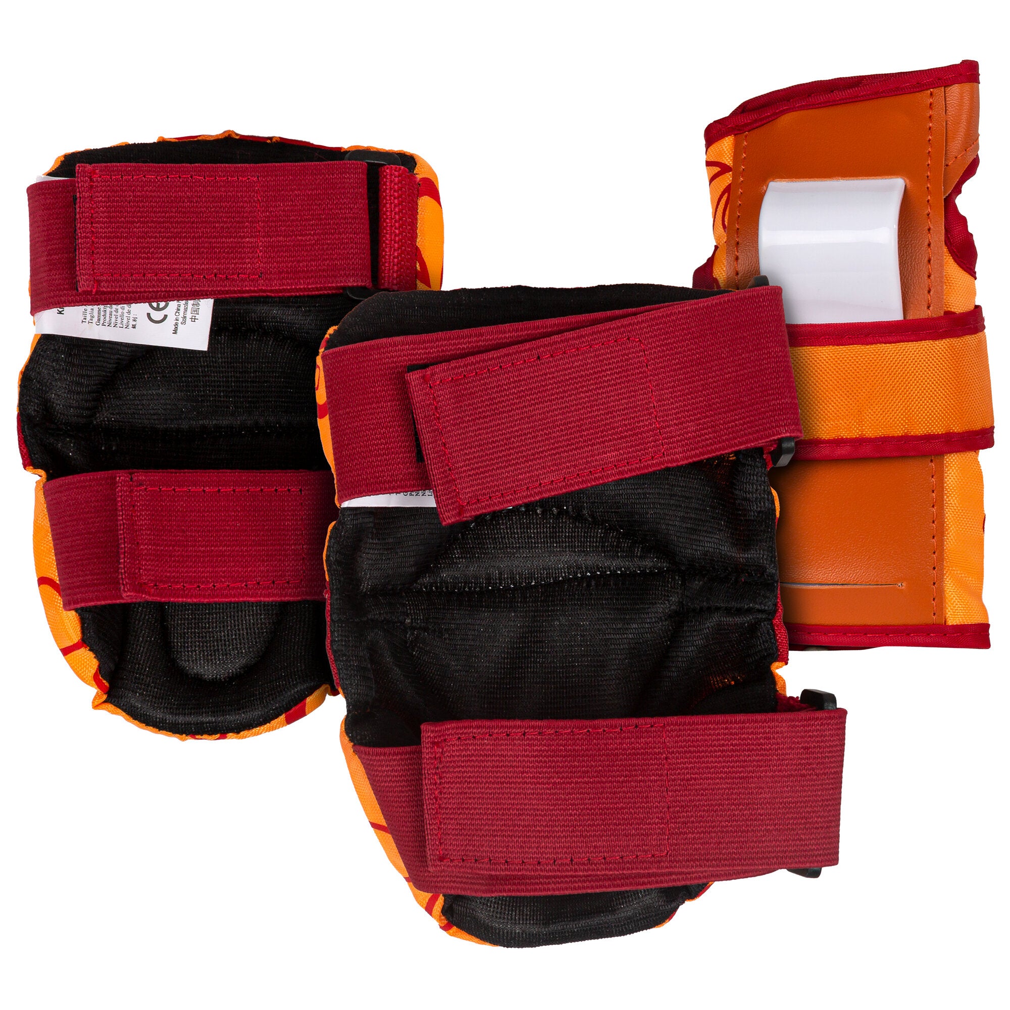 powerslide-kids-3-pack-protektoren-set-orange-wei image 2