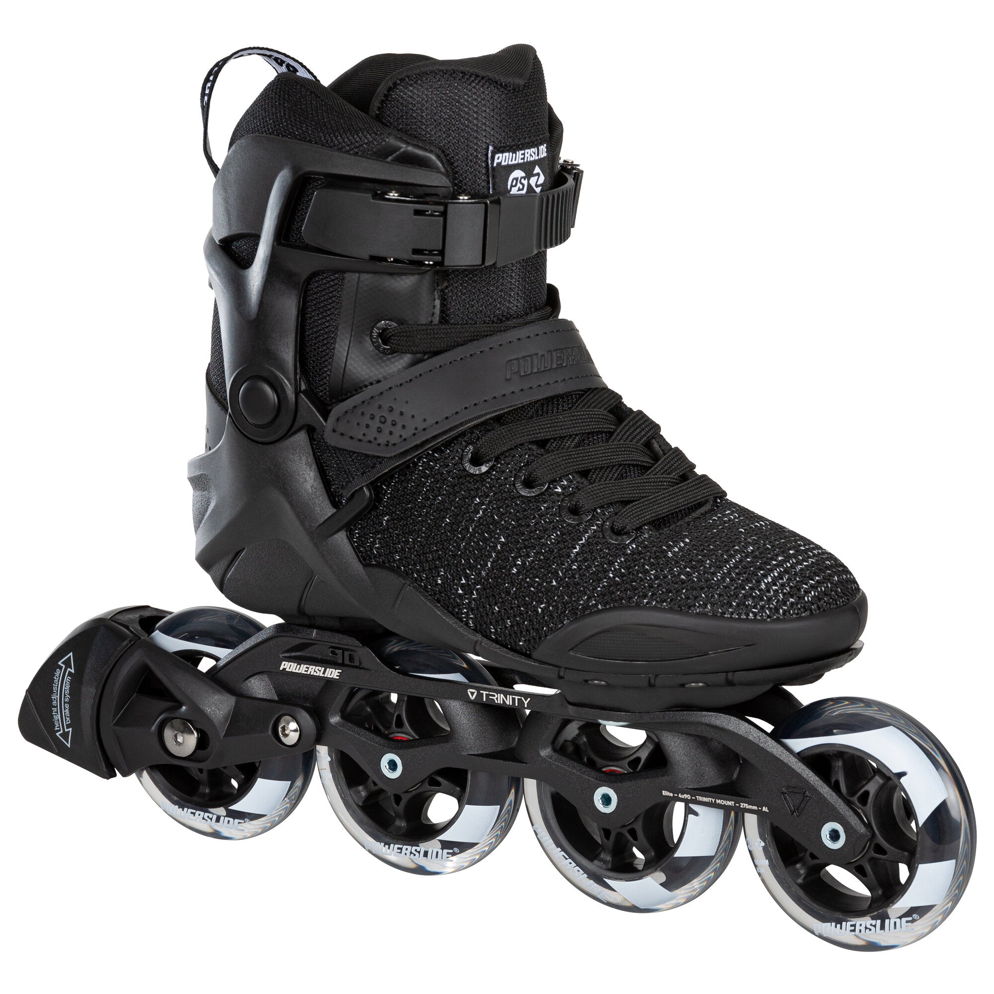 powerslide-phuzion-xenon-black-90-fitness-skates-trinity image 2