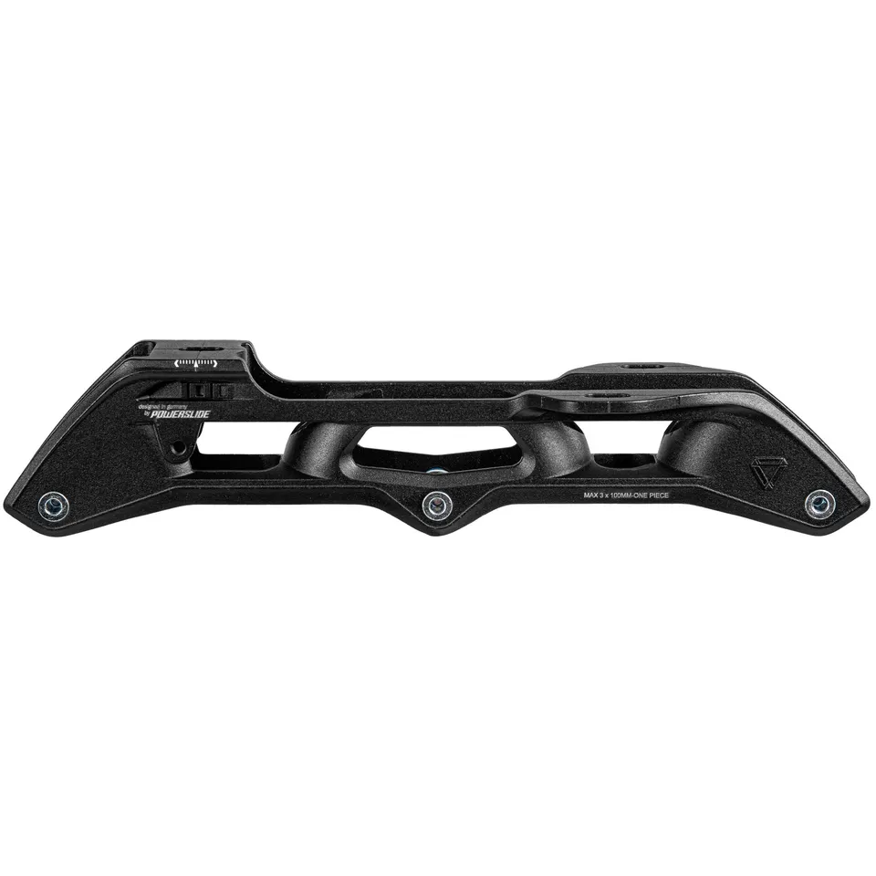 powerslide-elite-cast-al-250-3x100-black-tri-inline-skate-schiene image 1