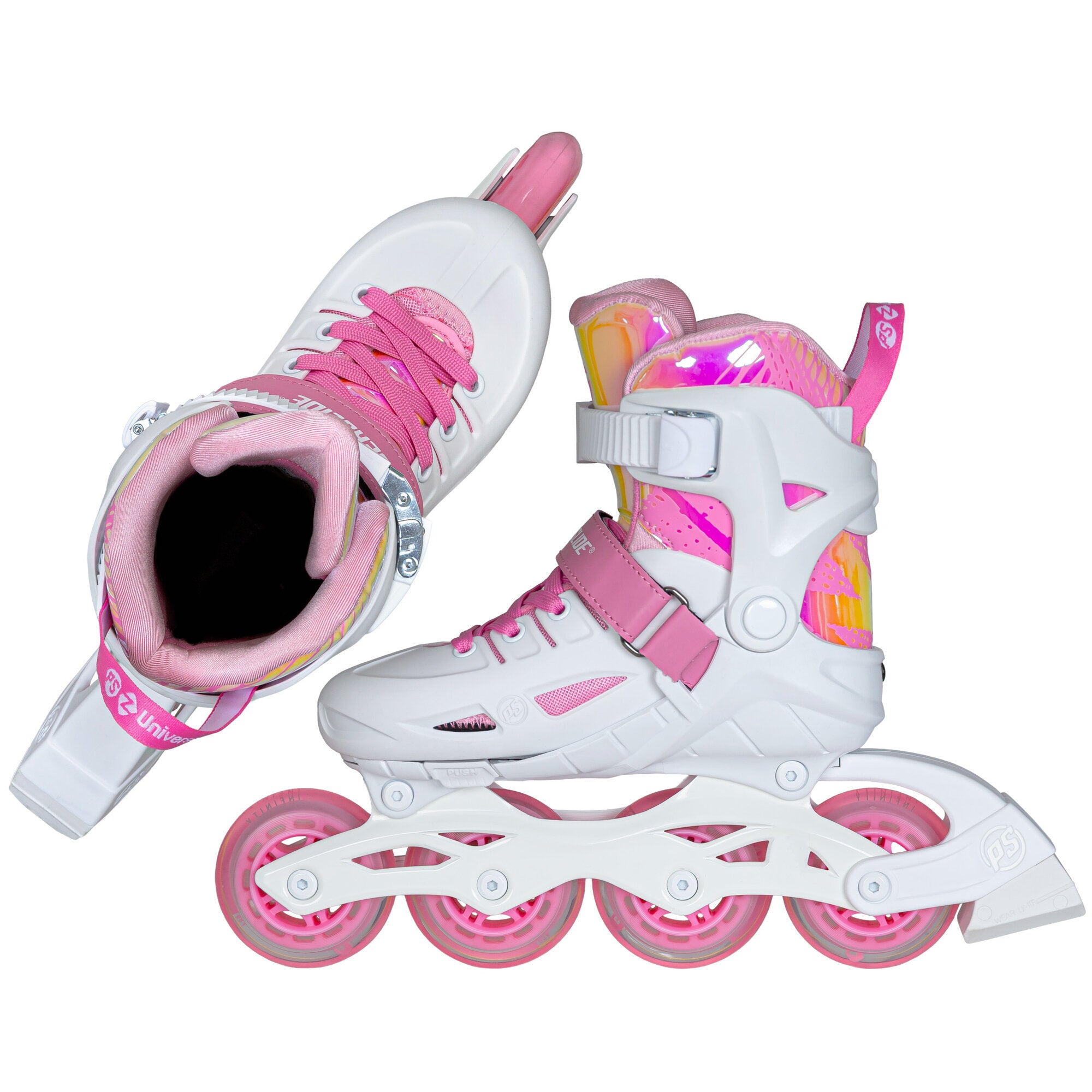 powerslide-phuzion-universe-4w-pink-ii-kinder-inline-skates-verstellbar image 4