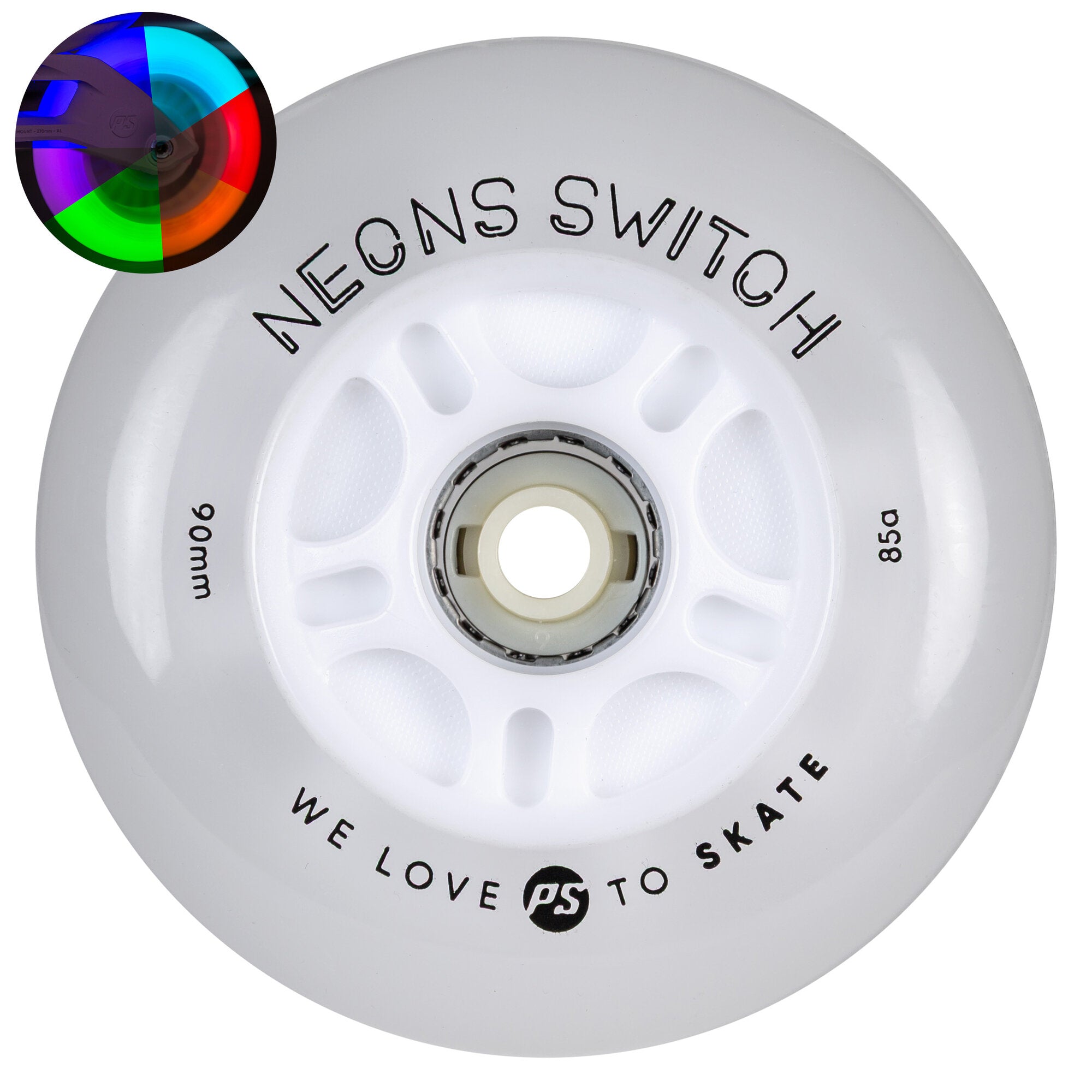 powerslide-neons-switch-led-90-85a-rollen-schwarz-wei-4er-pack image 1