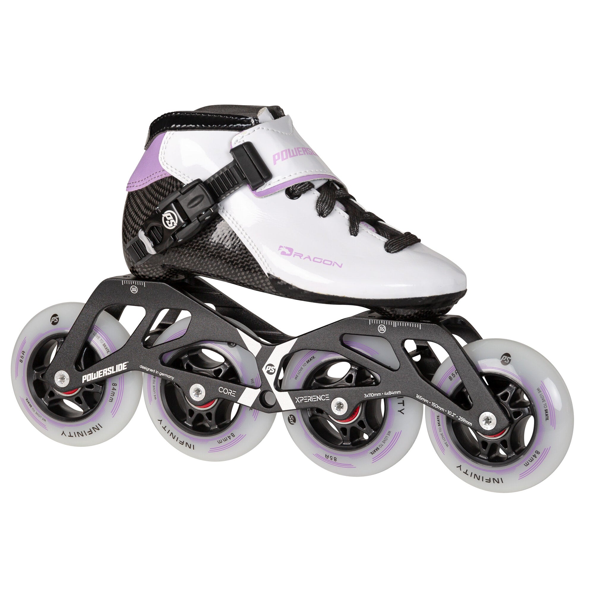 powerslide-dragon-white-84-kinder-speed-inline-skates image 2