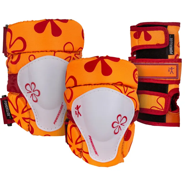 powerslide-kids-3-pack-protektoren-set-orange-wei image 1