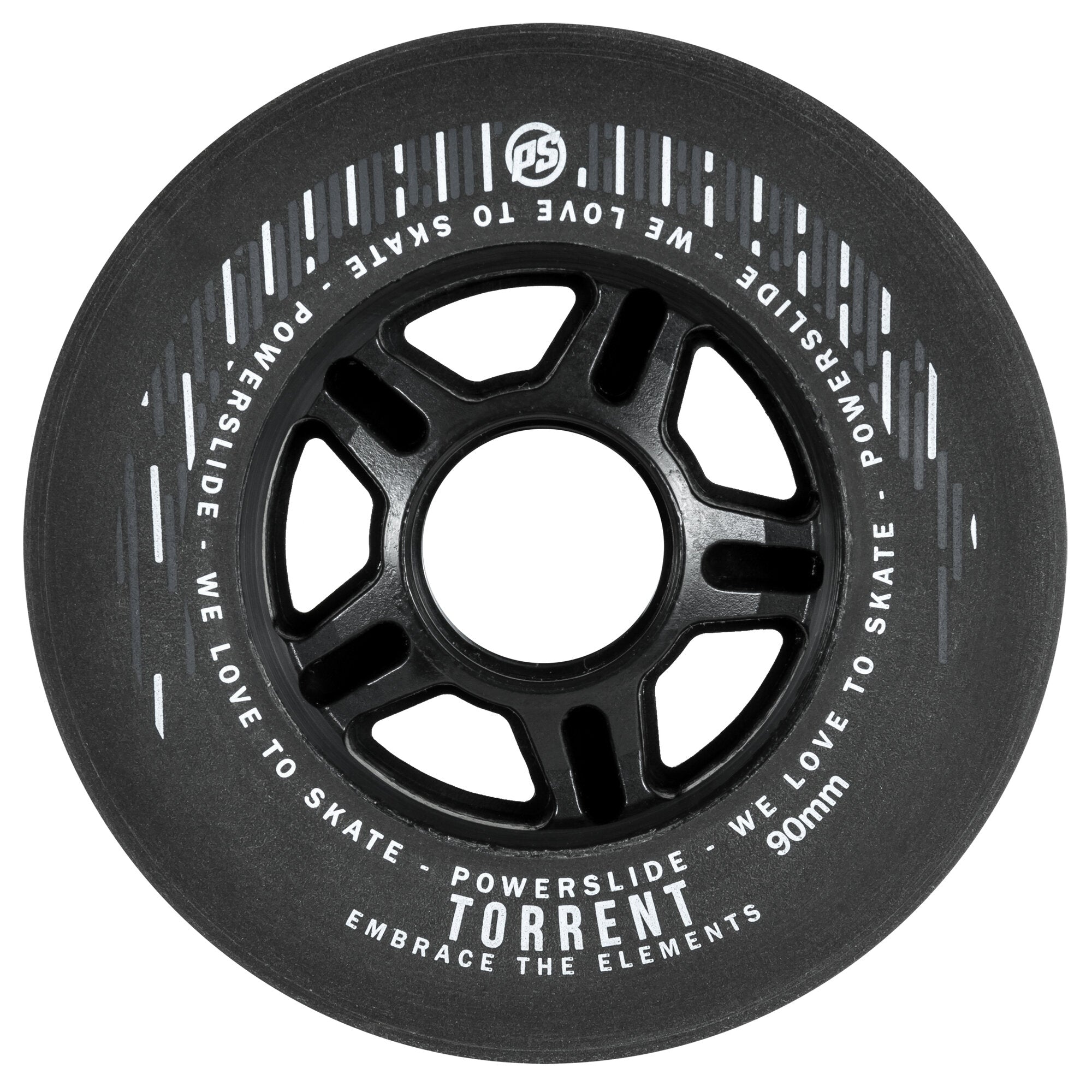 powerslide-torrent-90-84a-regenrollen-4-pack-schwarz image 1
