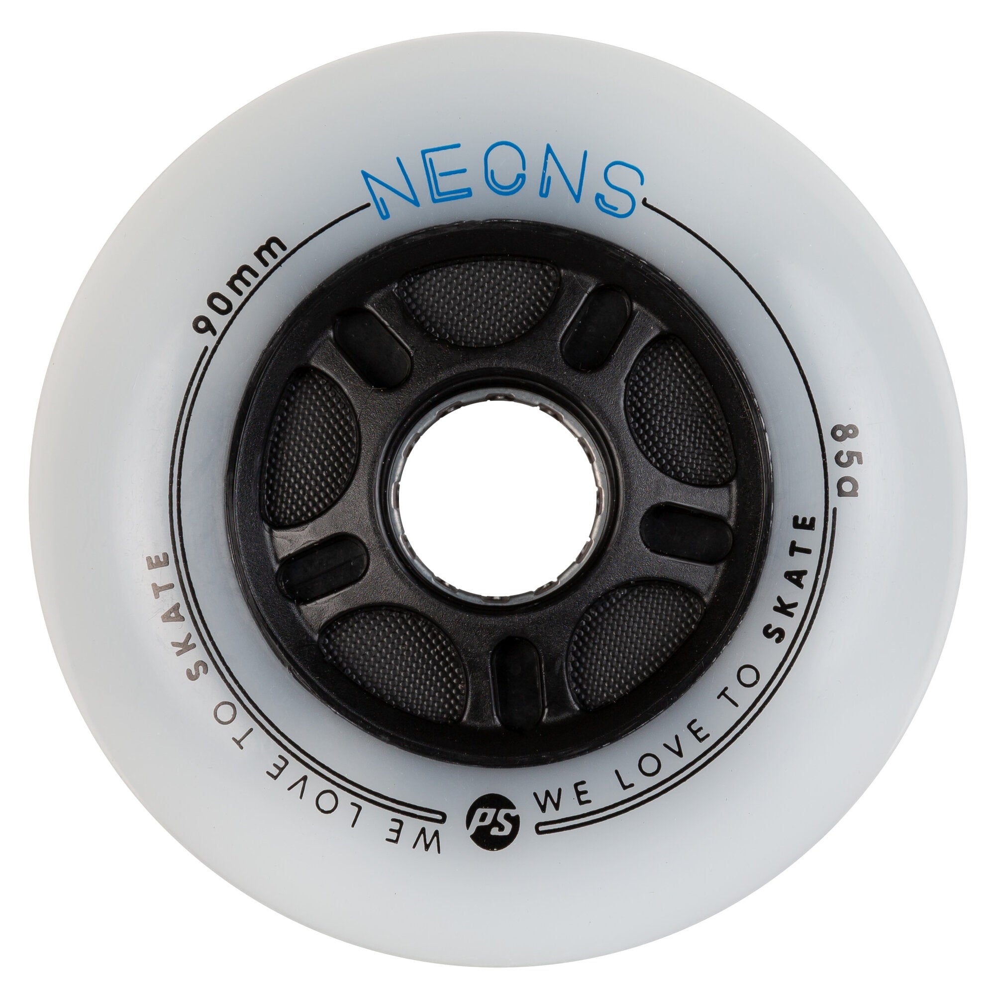 powerslide-neons-90mm-85a-blue-led-rollen-4er-pack image 2