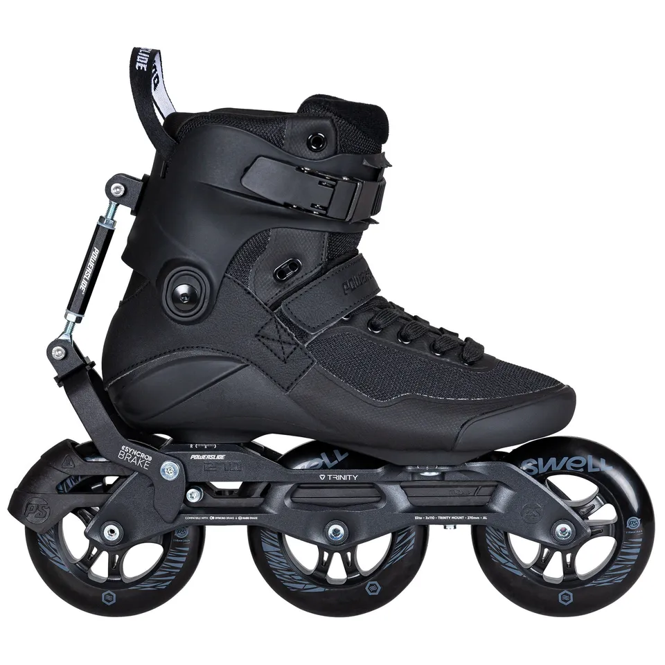 powerslide-swell-triple-black-syncro-110-fitness-skate-mit-bremse image 1