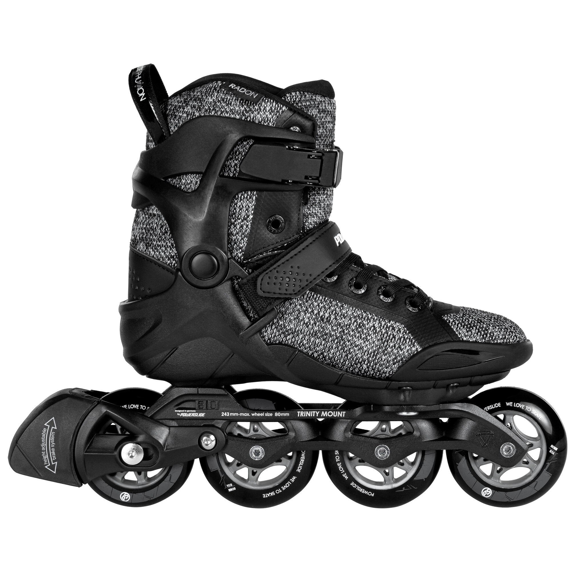 powerslide-phuzion-radon-black-white-80-fitness-inlineskate image 1