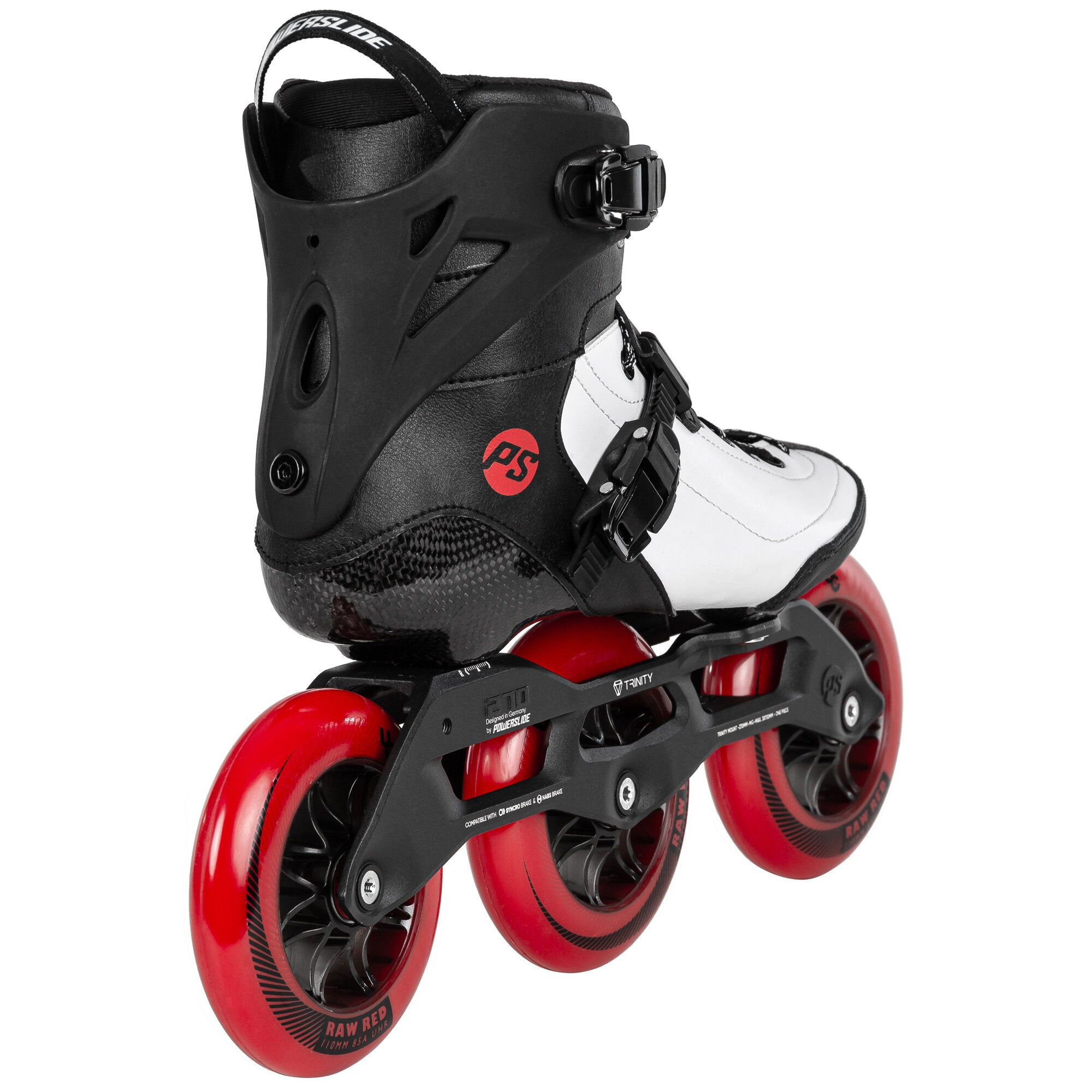 powerslide-arise-rd-speedskate-hybrid-carbon-schwarz-rot-wei image 3