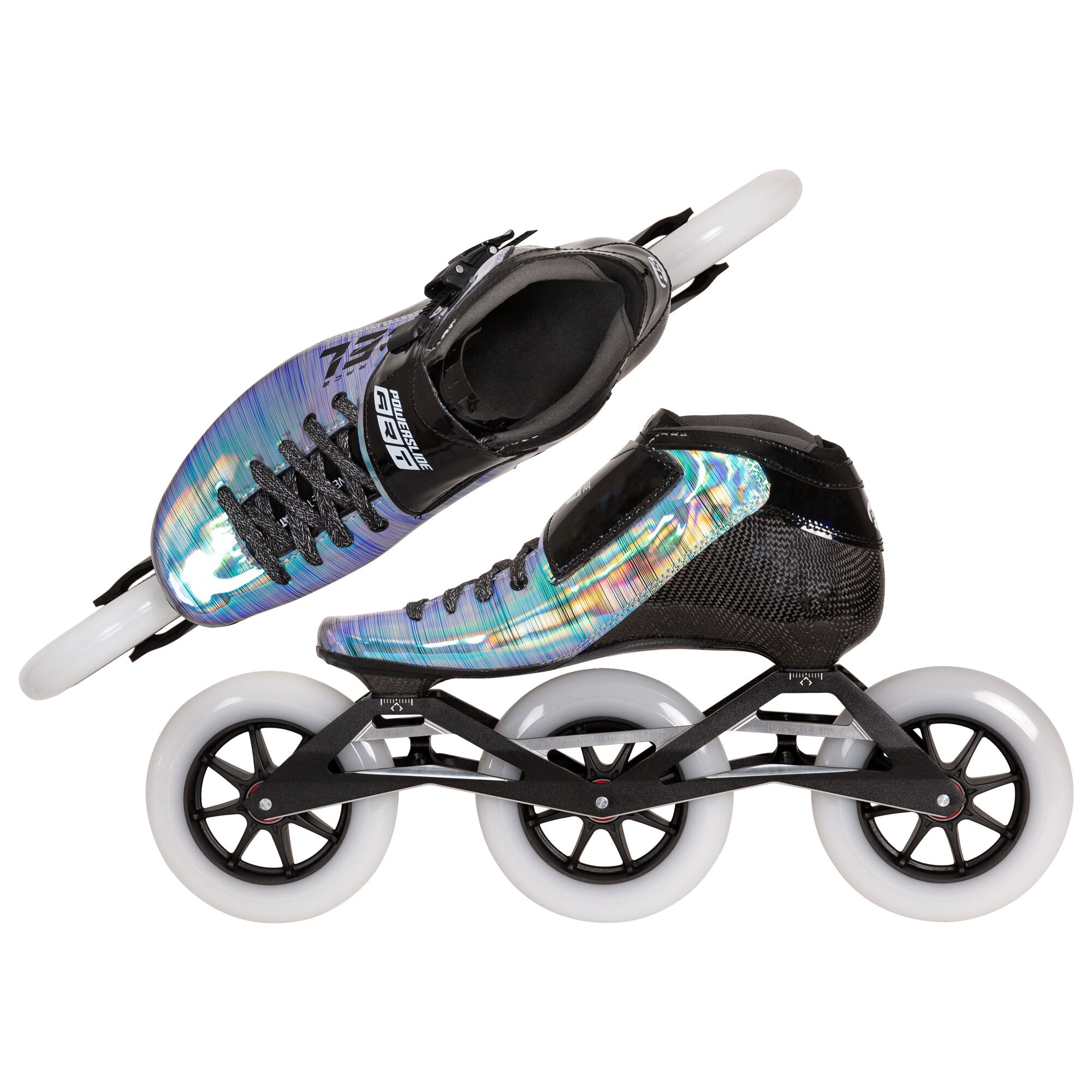 powerslide-accel-race-reflective-125-speedskate-carbon-3x125mm image 4