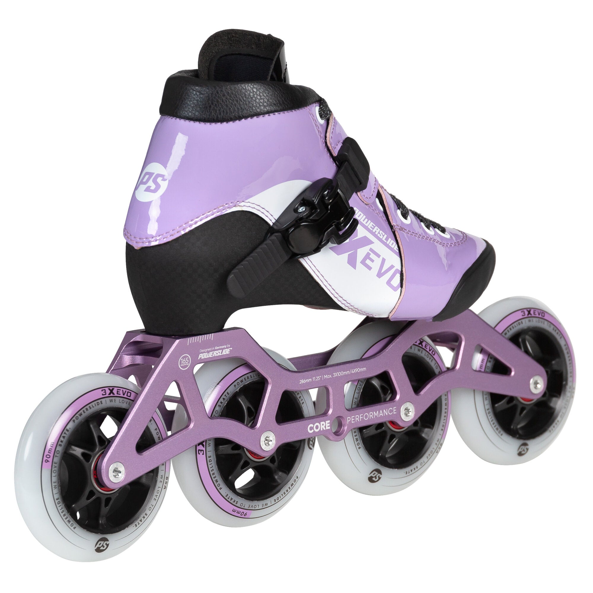 powerslide-3x-evo-lavender-white-speedskate-adj-kinder image 3