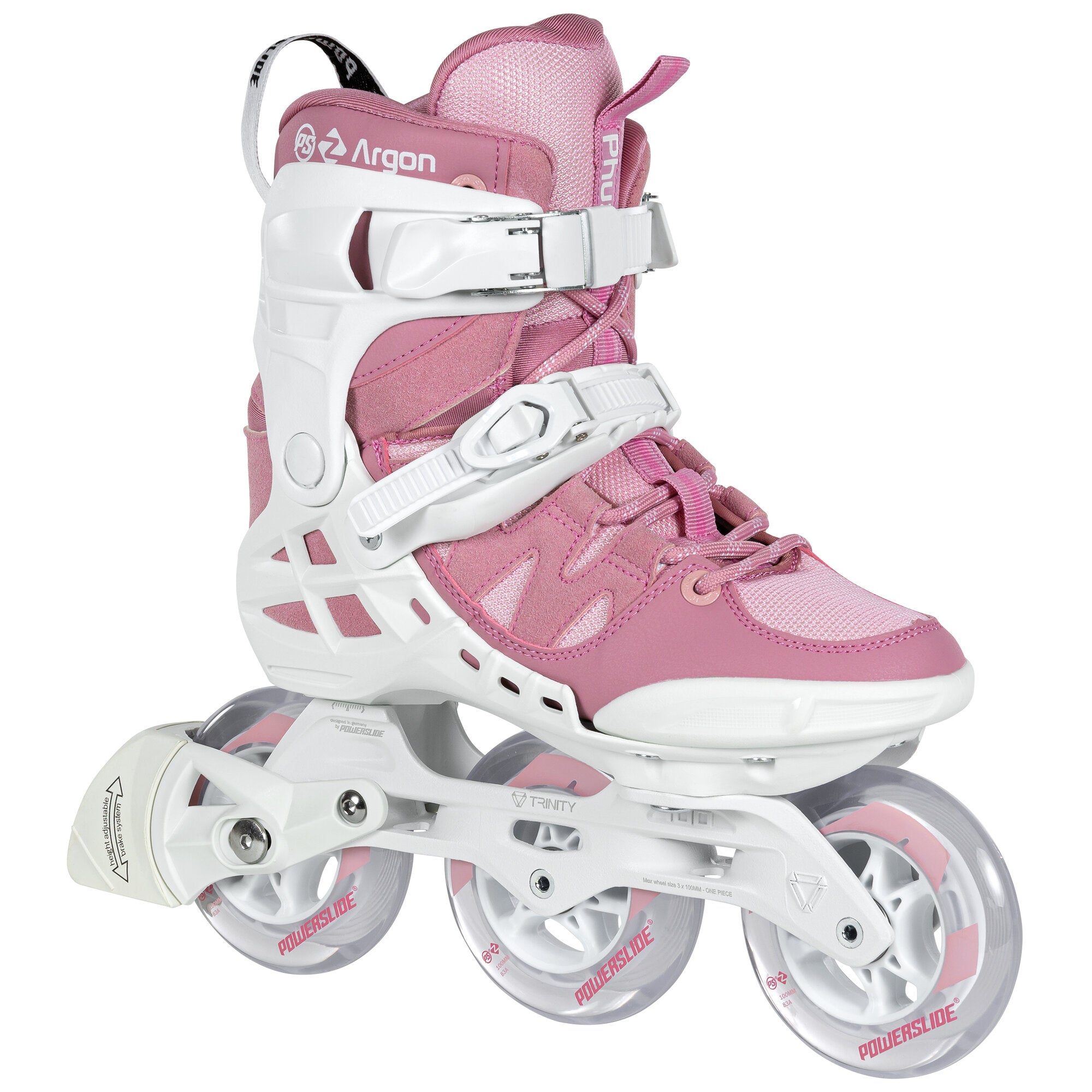 powerslide-phuzion-argon-rose-100-damen-fitness-inline-skates image 2