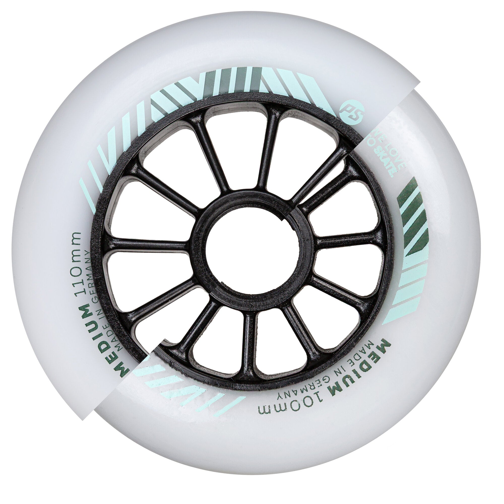 powerslide-phoenix-hilo-110mm-100mm-dd-medium-8-pack-speed-rollen image 1