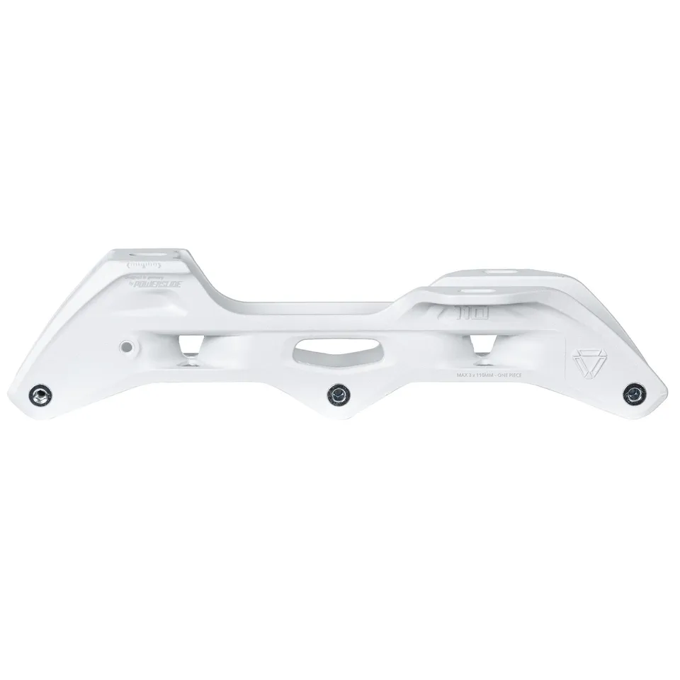 powerslide-elite-cast-al-243-3x110-white-tri-alu-skate-schiene-243-mm-3x110-mm image 1