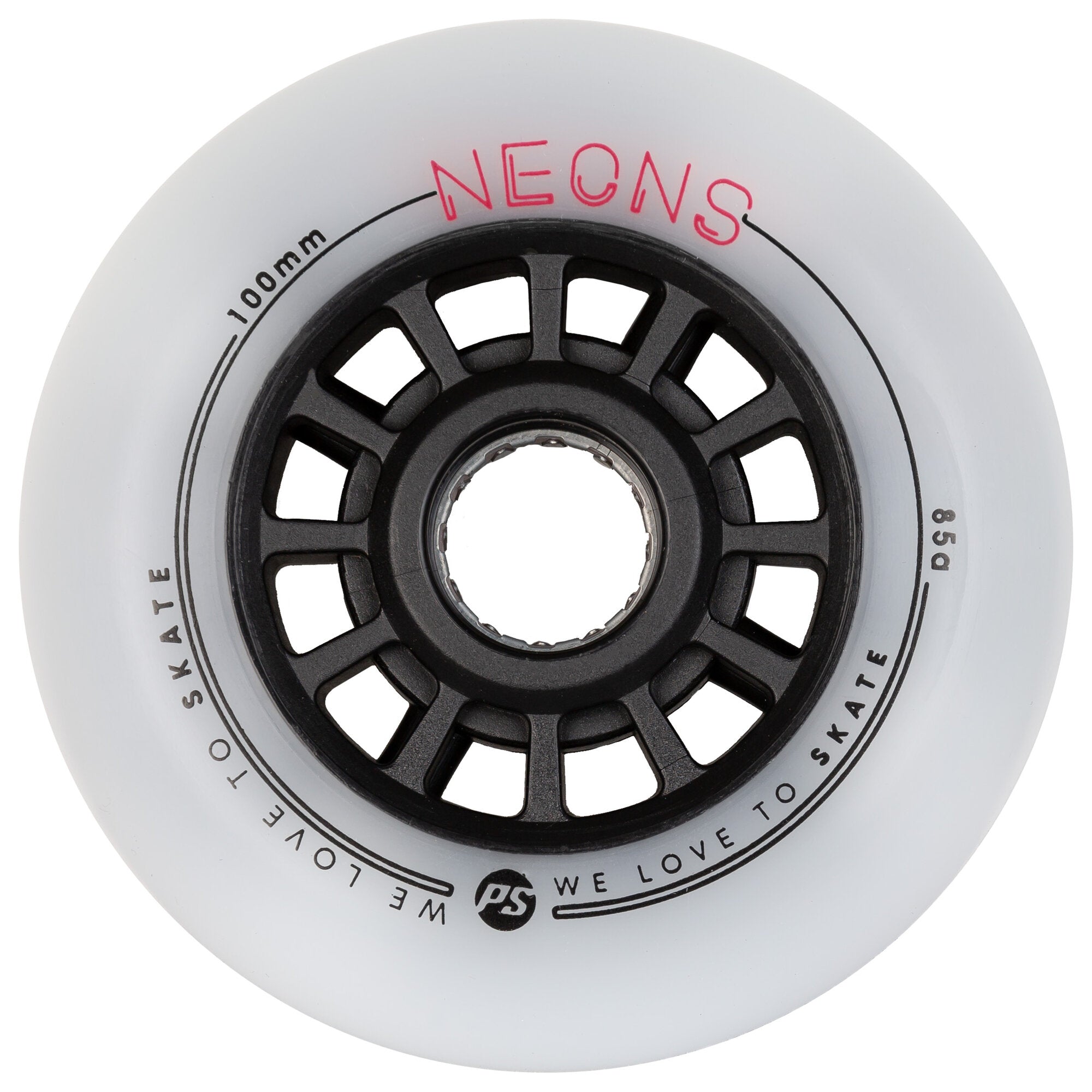 powerslide-neons-led-rollen-100mm-85a-rot-3er-pack image 2