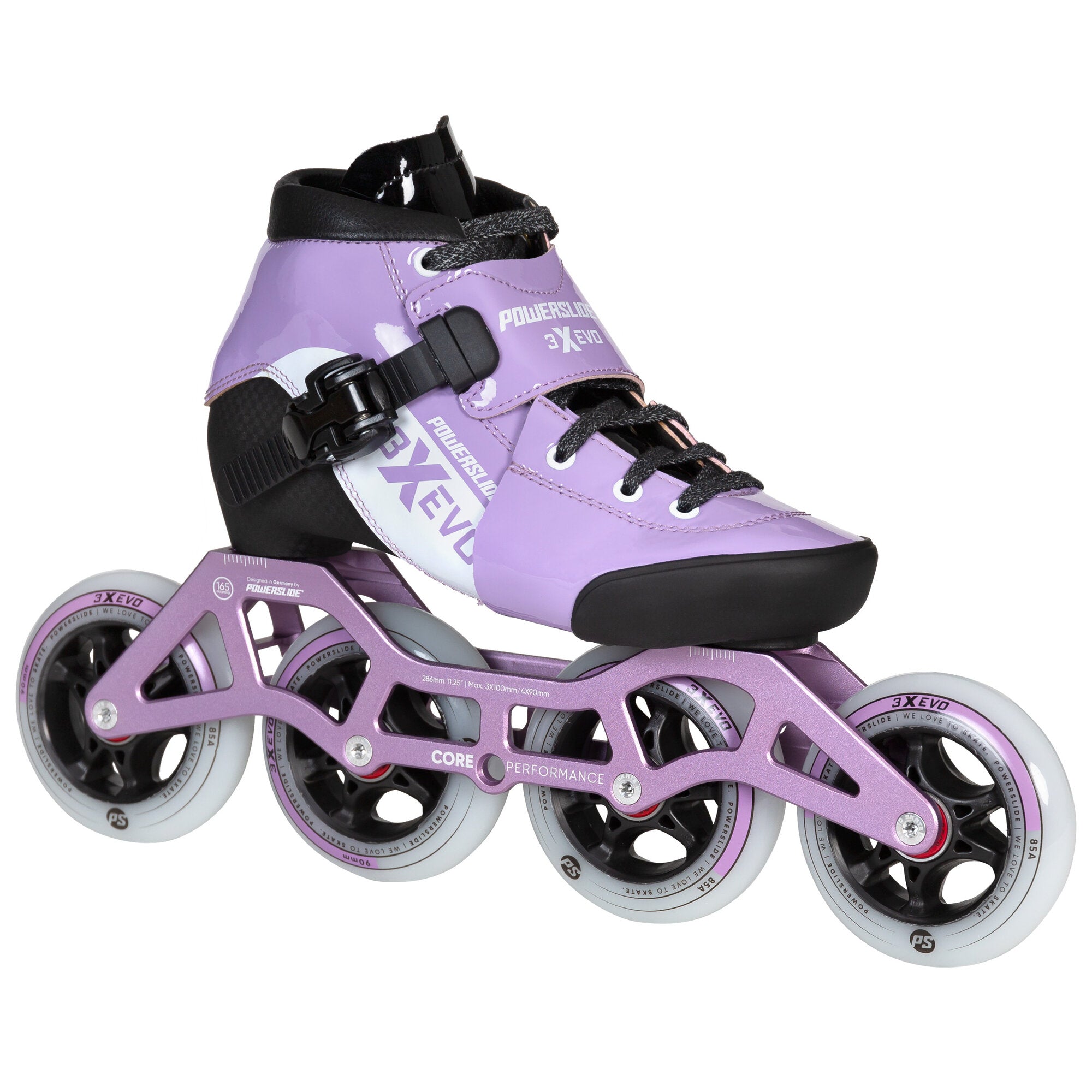 powerslide-3x-evo-lavender-white-speedskate-adj-kinder image 2