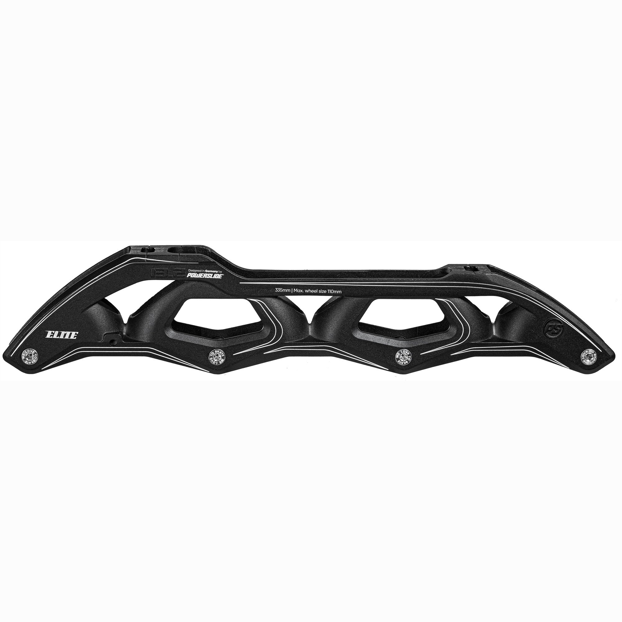 powerslide-elite-cast-mg-13-2-4x110-195-inline-speed-schiene-schwarz image 1