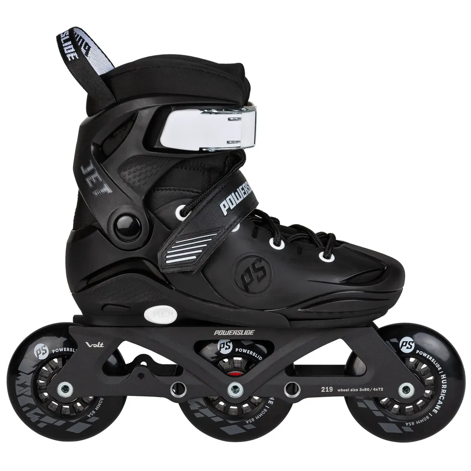 powerslide-jet-pro-black-verstellbare-kinder-inline-skates image 1
