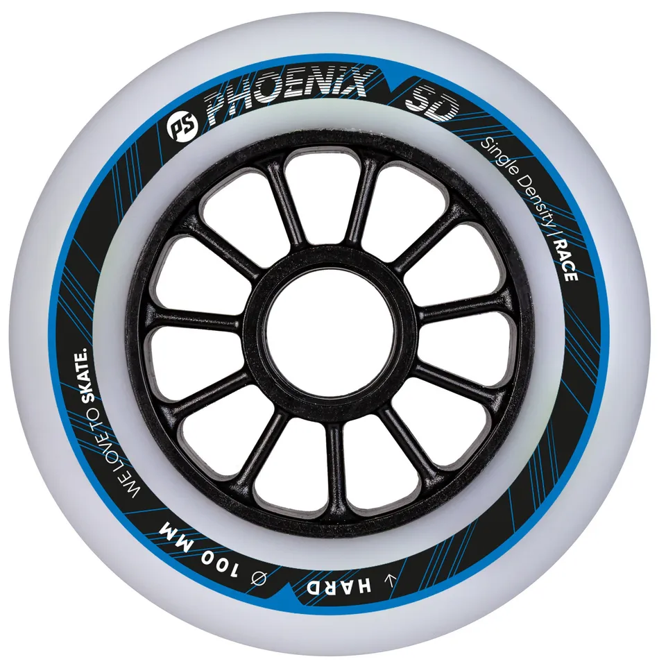 powerslide-phoenix-100mm-sd-hard-8er-pack-single-density-rollen-wei image 1