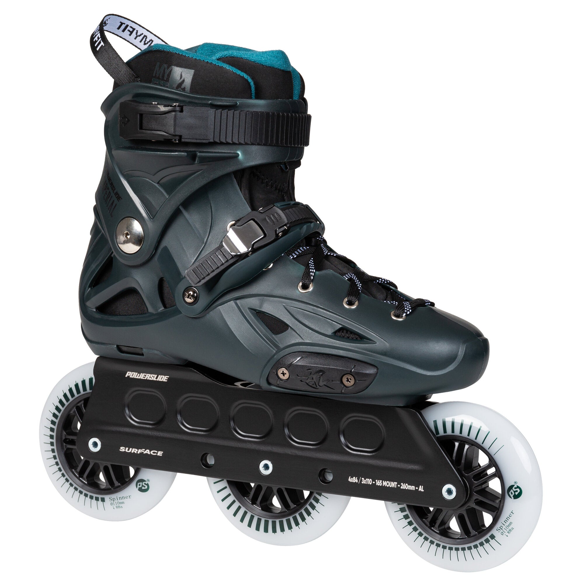 powerslide-imperial-darkteal-110-urban-inline-skates image 2
