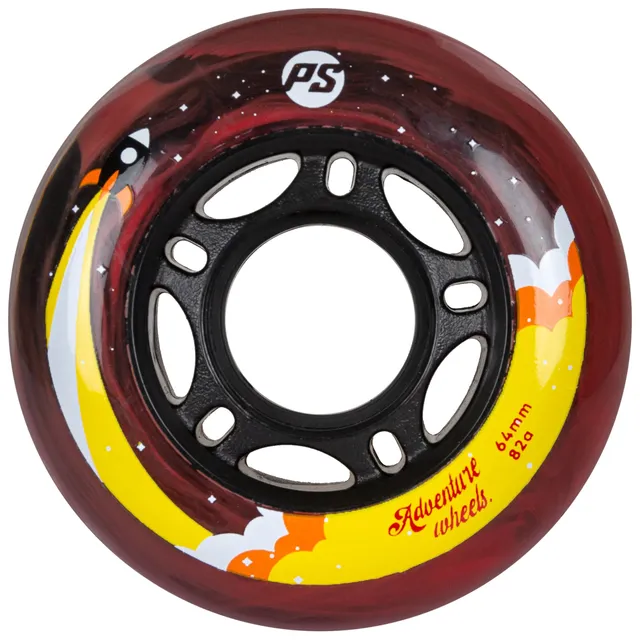 powerslide-adventure-64-82a-4er-rollen-set-orange image 1