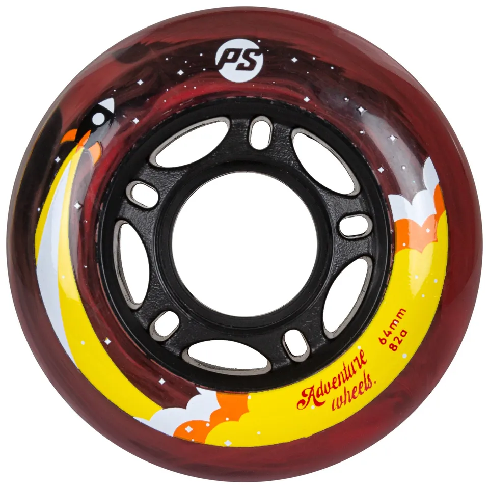 powerslide-adventure-64-82a-4er-rollen-set-orange image 1